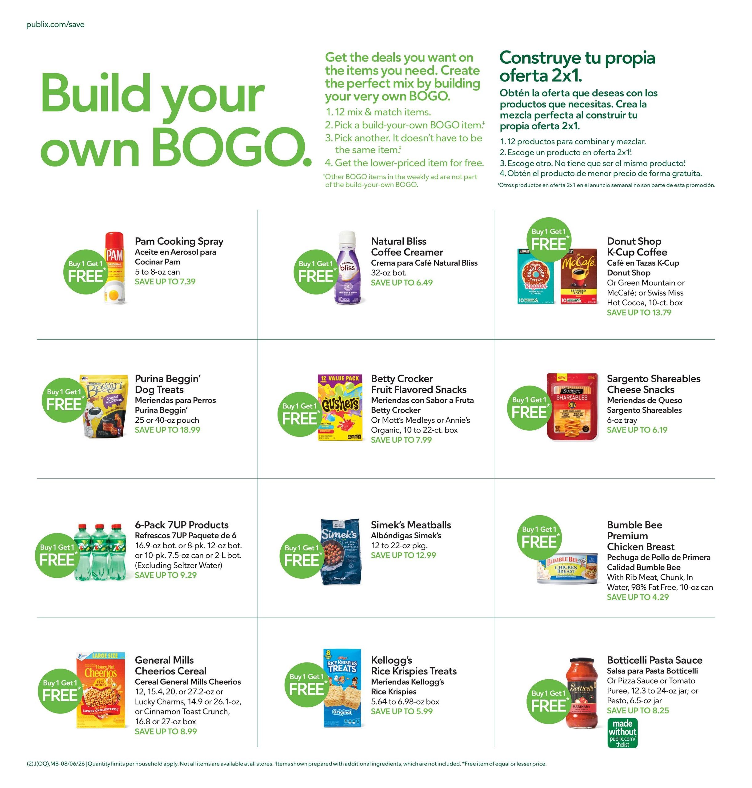 Publix (Jacksonville–Jacksonville Beach Area, FL) Anuncio Semanal Español Weekly Ad August 6 - 12, 2026