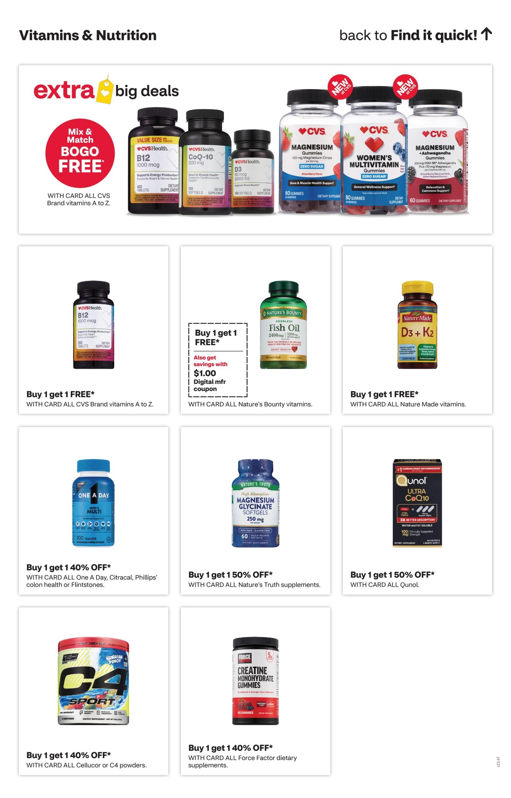 CVS Pharmacy (Raleigh–Cary Area, NC) Weekly Ad August 9 - 15, 2026
