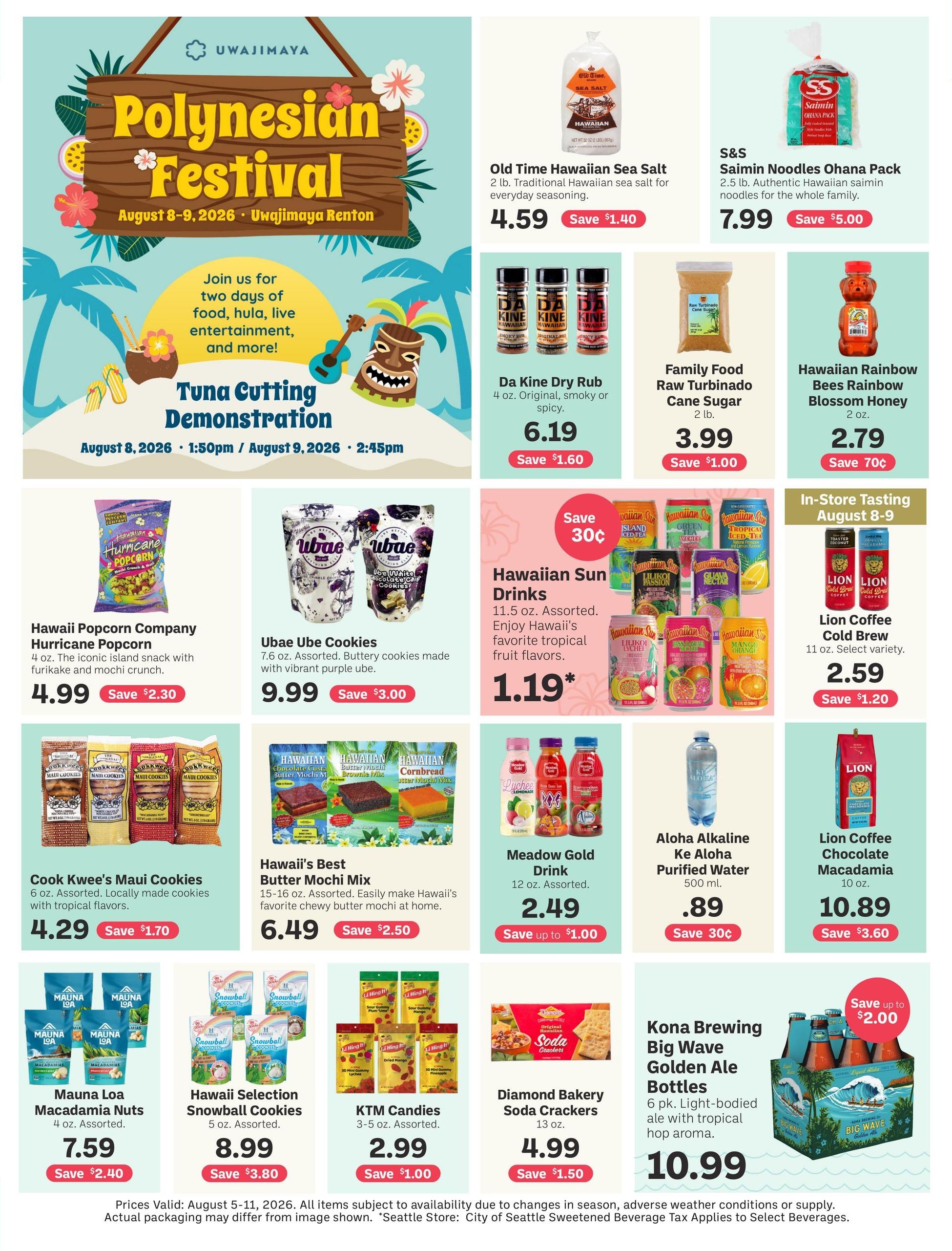 Uwajimaya Weekly Ad August 5 - 11, 2026