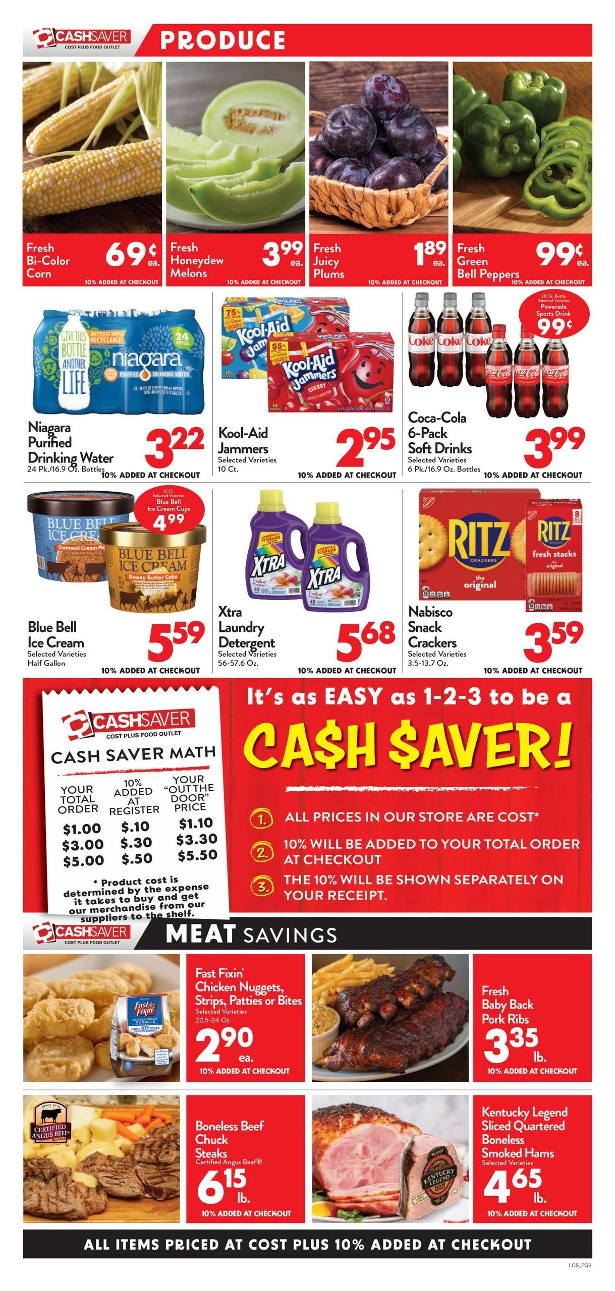 Larson's Cash Saver (Holly Springs–Mount Pleasant Area, MS) Weekly Ad August 5 - 11, 2026