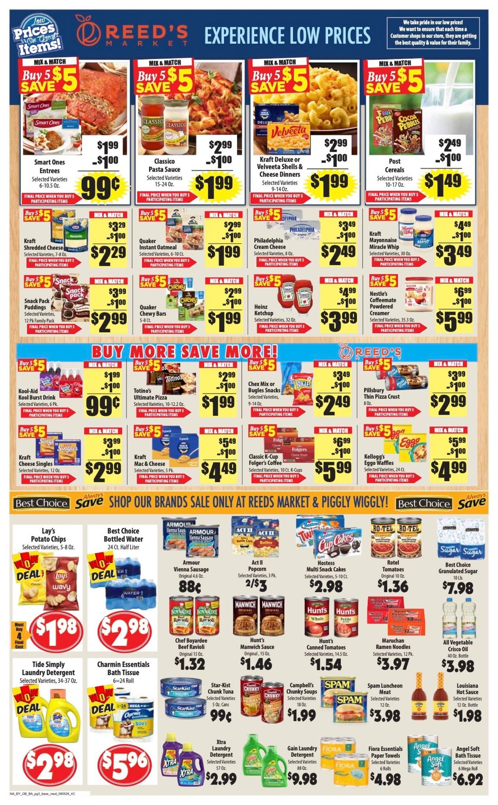 Reed's Piggly Wiggly (saveatthepig) Weekly Ad August 5 - 11, 2026