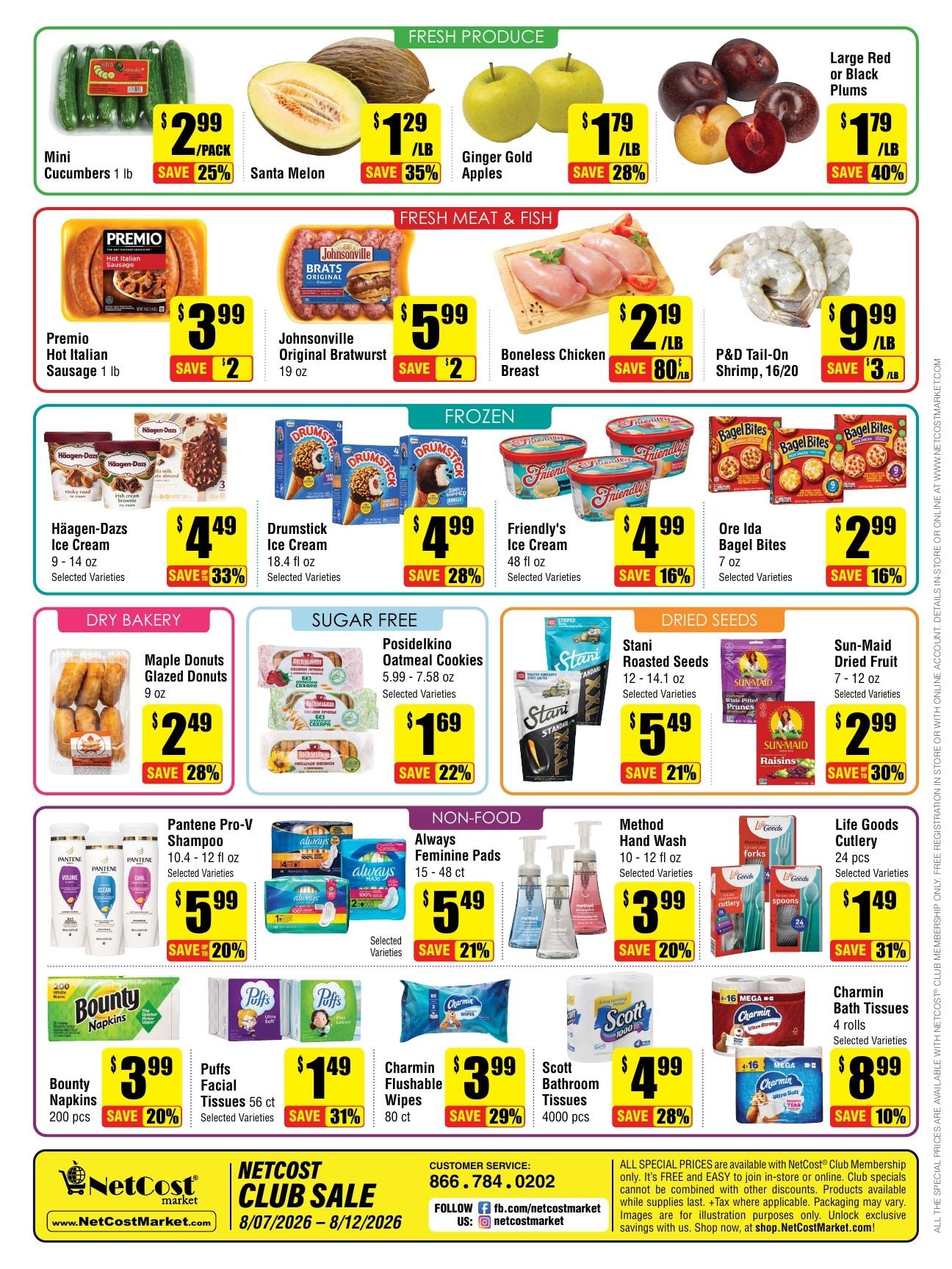 NetCost Market Weekly Ad August 7 - 12, 2026