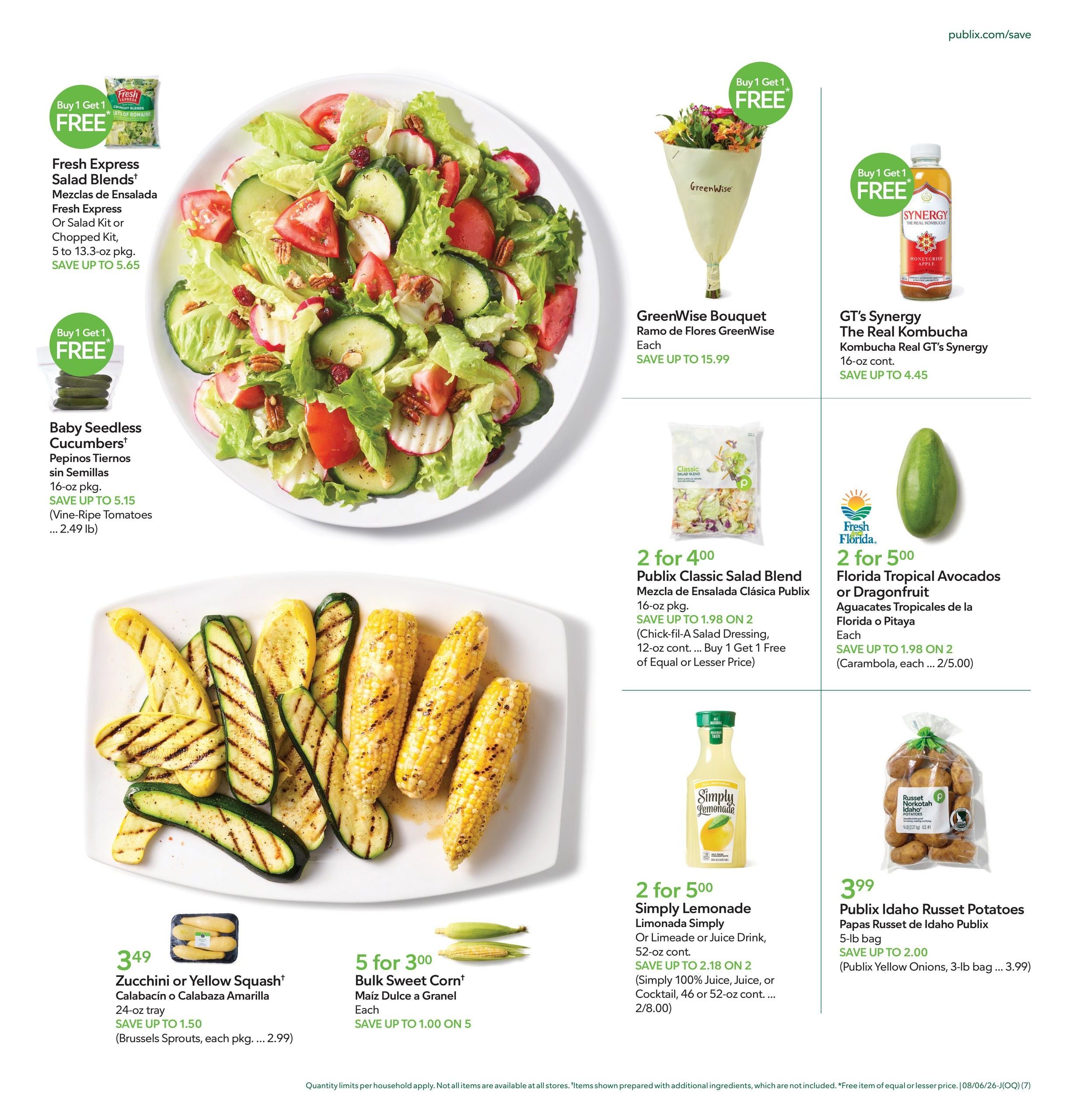 Publix (Deltona Area, FL) Anuncio Semanal Español Weekly Ad August 6 - 12, 2026