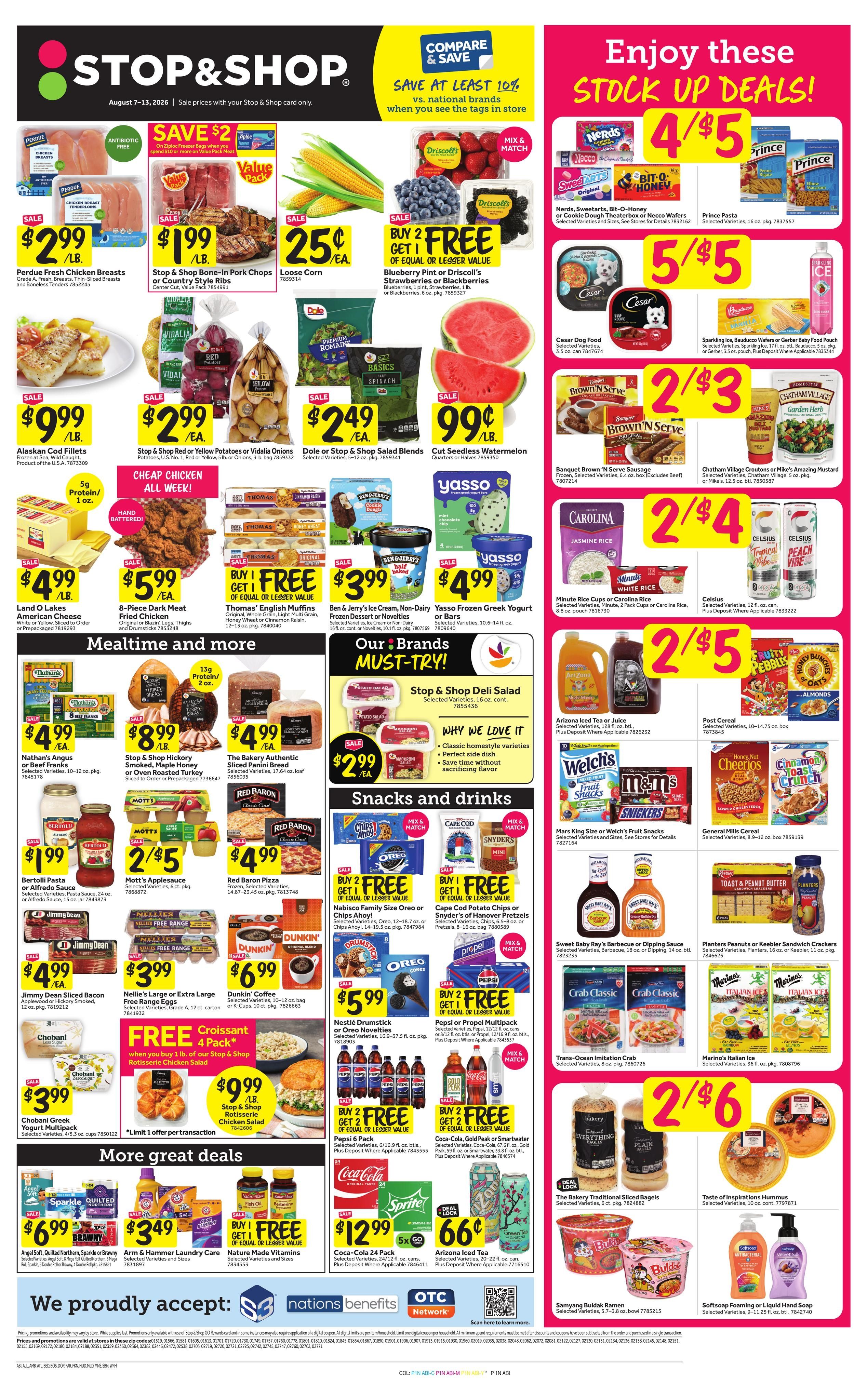 Stop & Shop (Boston Area, MA) Weekly Ad August 7 - 13, 2026