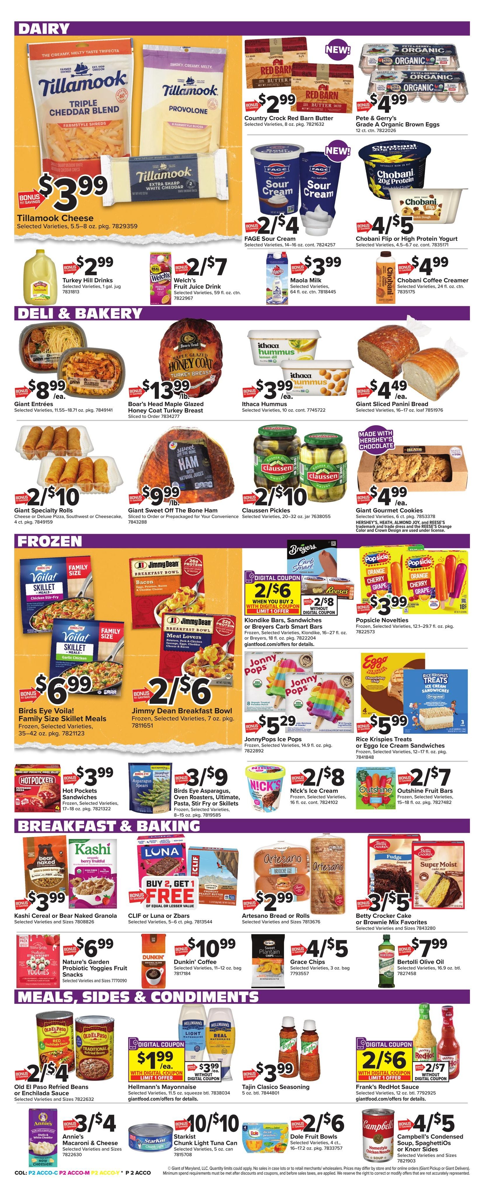 Giant Food (Washington Area, DC) Weekly Ad August 7 - 13, 2026