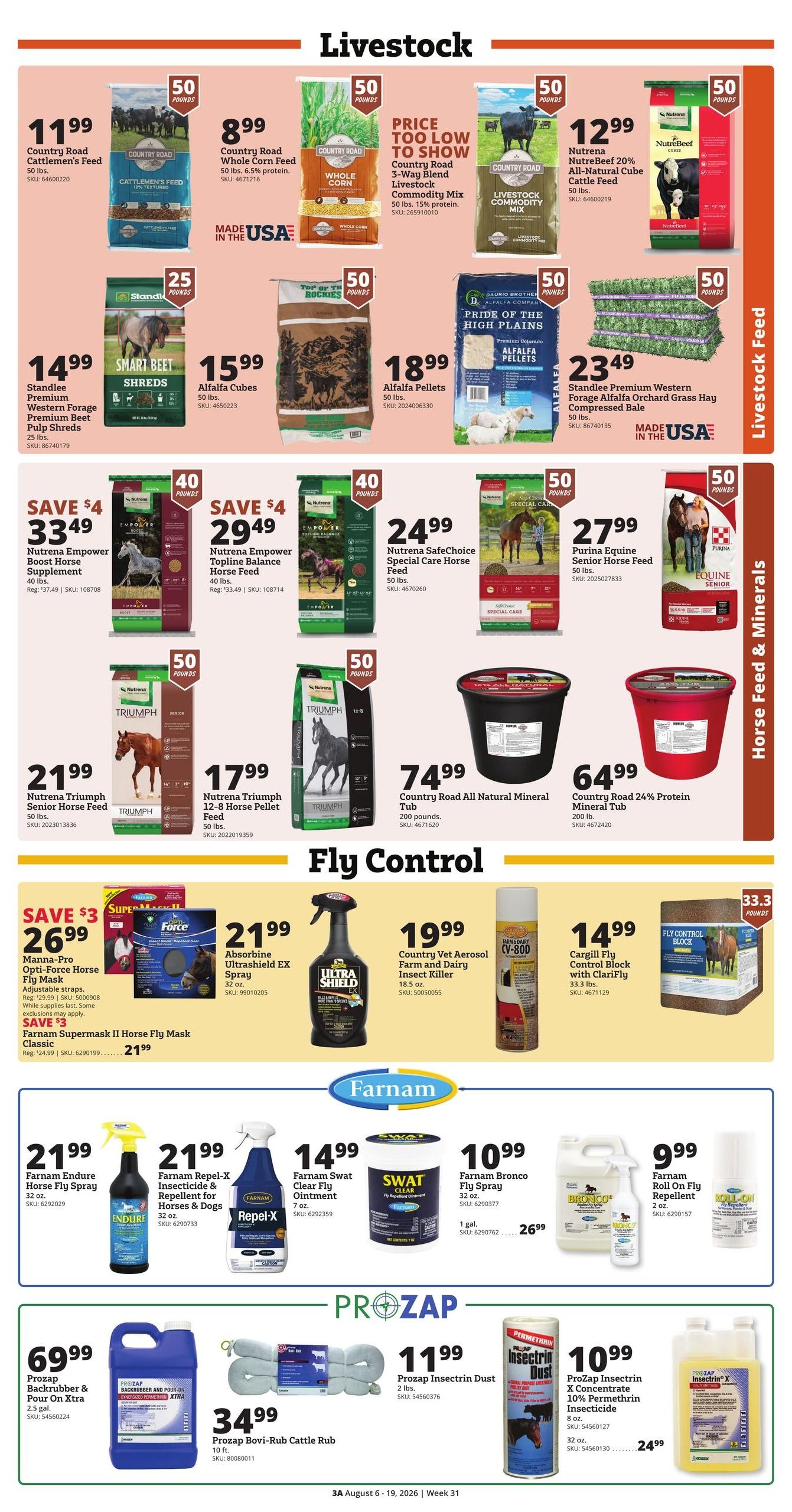 Rural King (Coosada Area, AL) Weekly Ad August 6 - 19, 2026