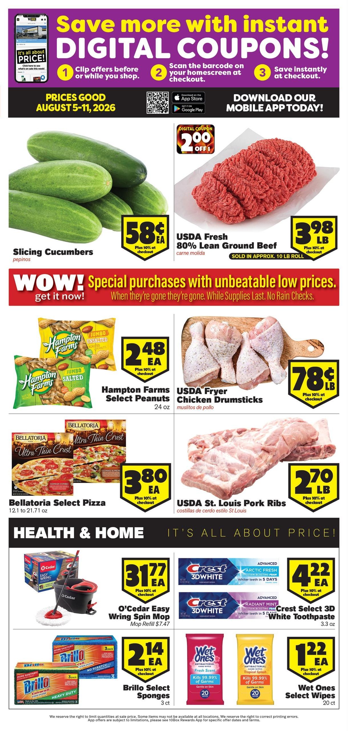 Tulsa Cashsaver Weekly Ad August 5 - 11, 2026
