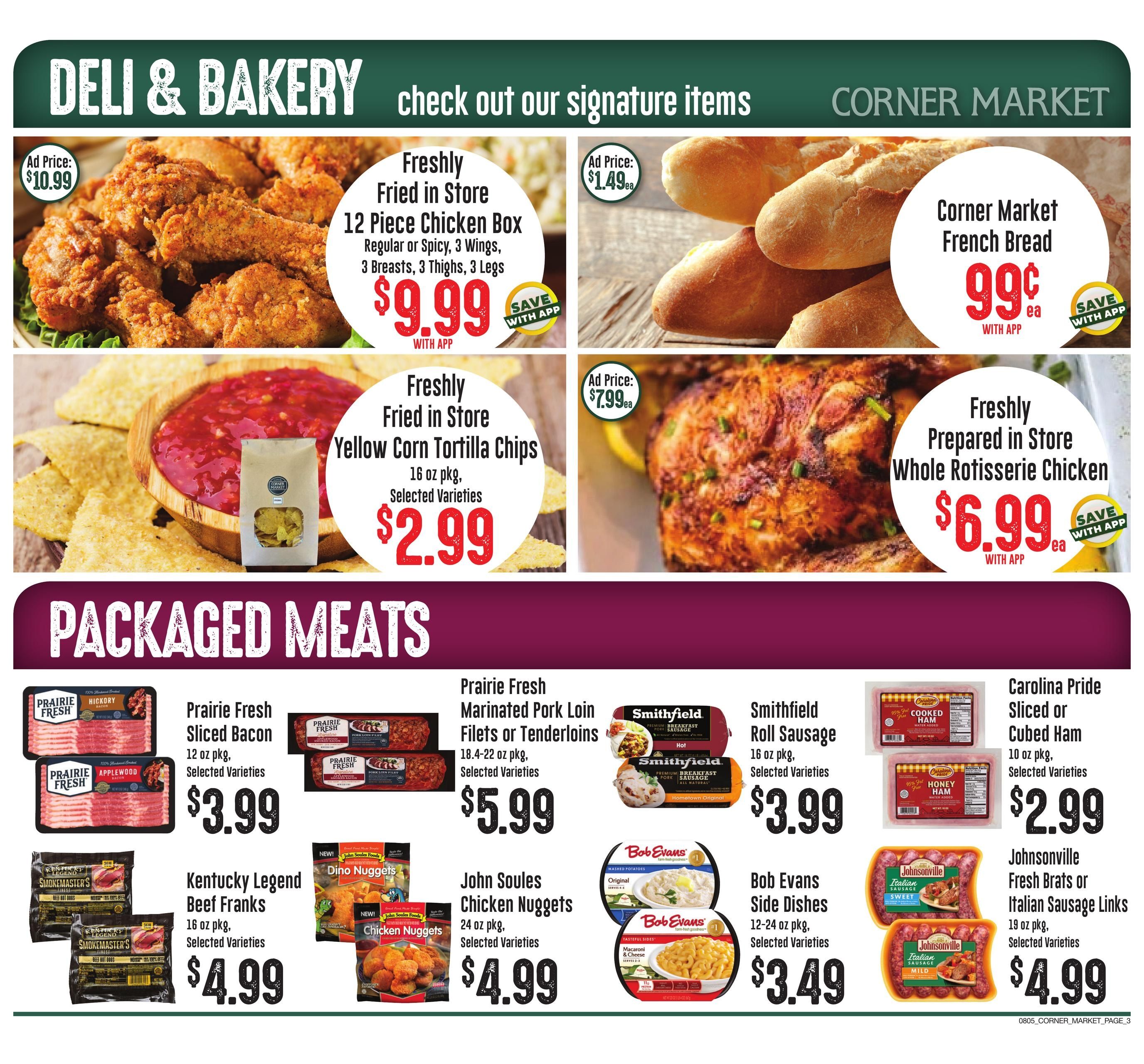 Corner Market MS Weekly Ad August 5 - 11, 2026