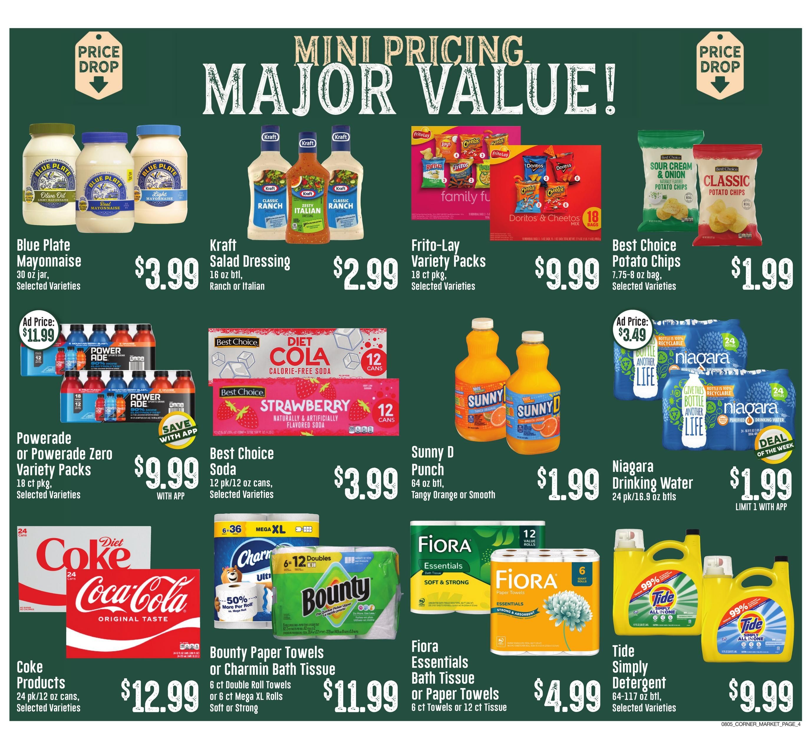 Corner Market MS Weekly Ad August 5 - 11, 2026