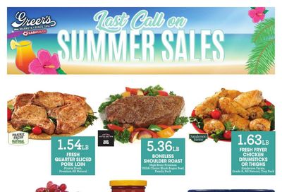 Greer'sMarket (Foley–Robertsdale Area, AL) Weekly Ad August 5 - 11, 2026