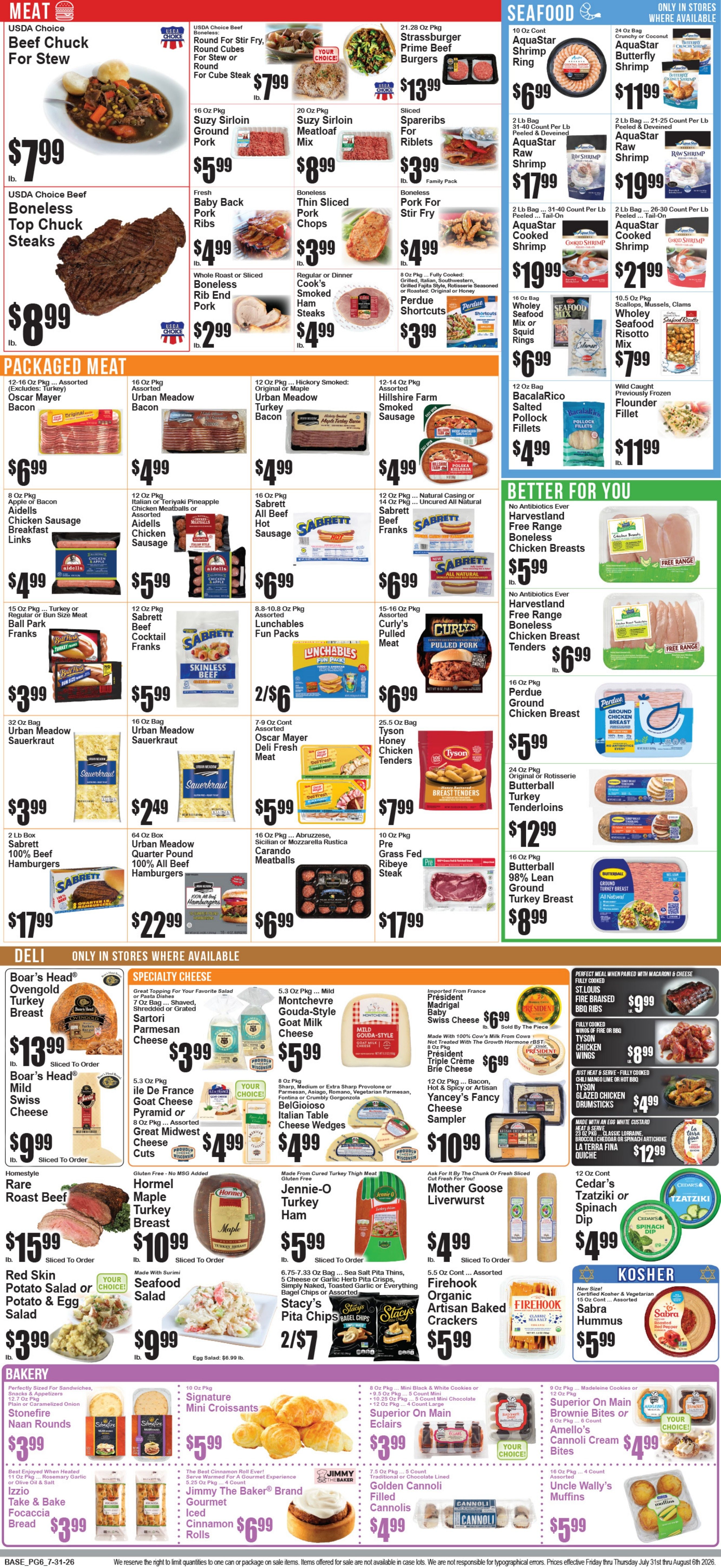 Food World Supermarket Weekly Ad July 31 - August 6, 2026