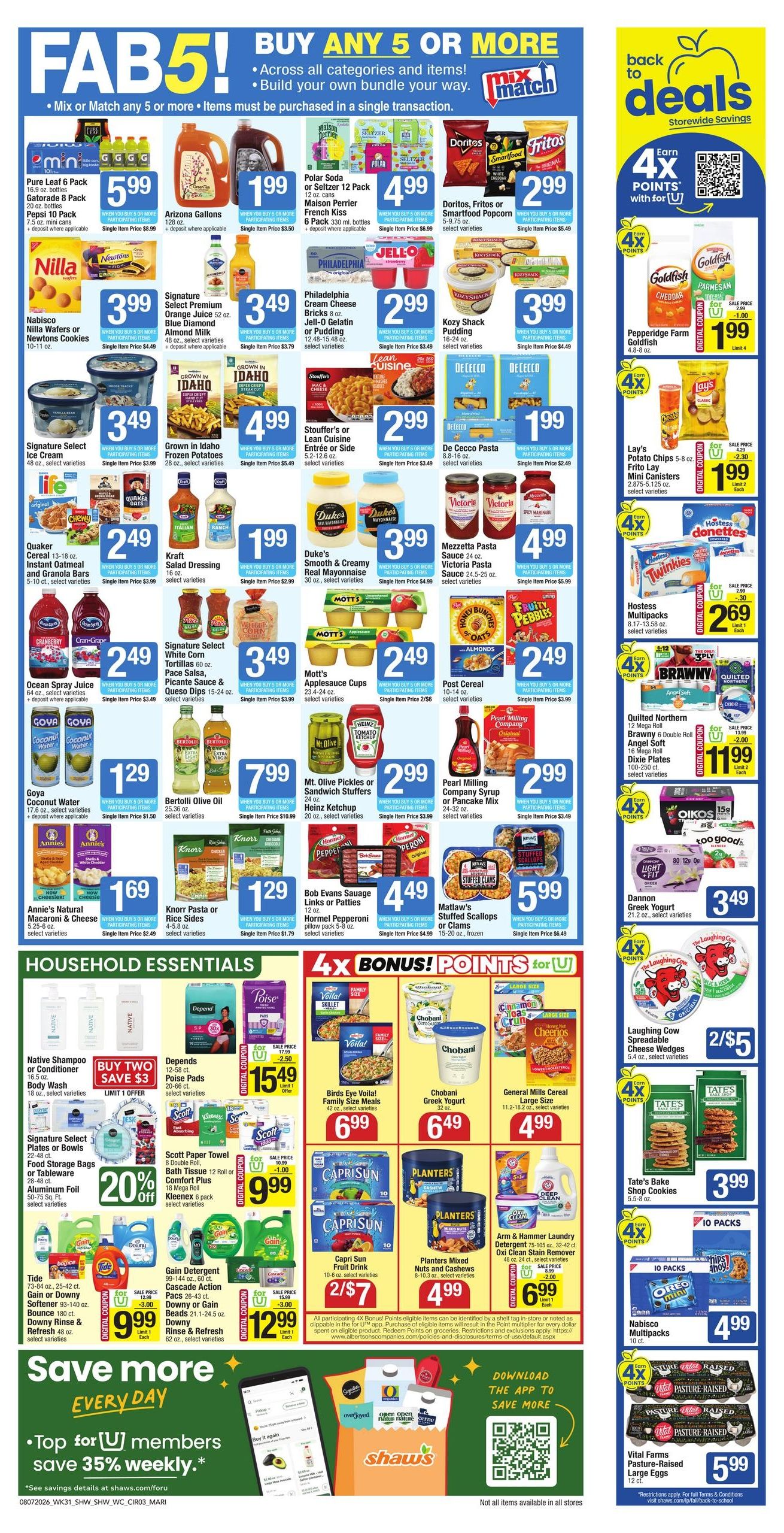 Shaw's (New Bedford Area, MA) Weekly Ad August 7 - 13, 2026