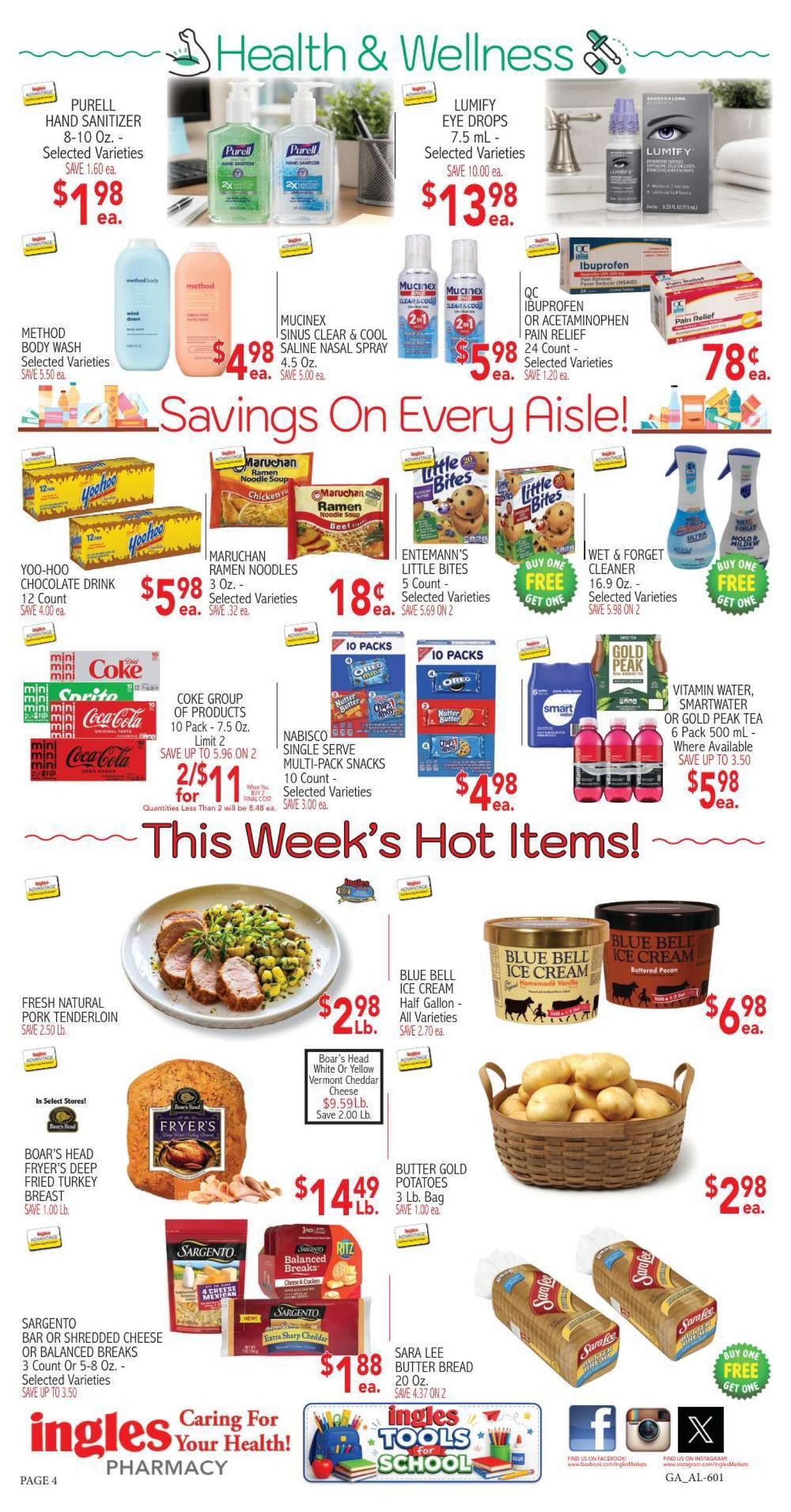 Ingles Markets Weekly Ad August 5 - 11, 2026