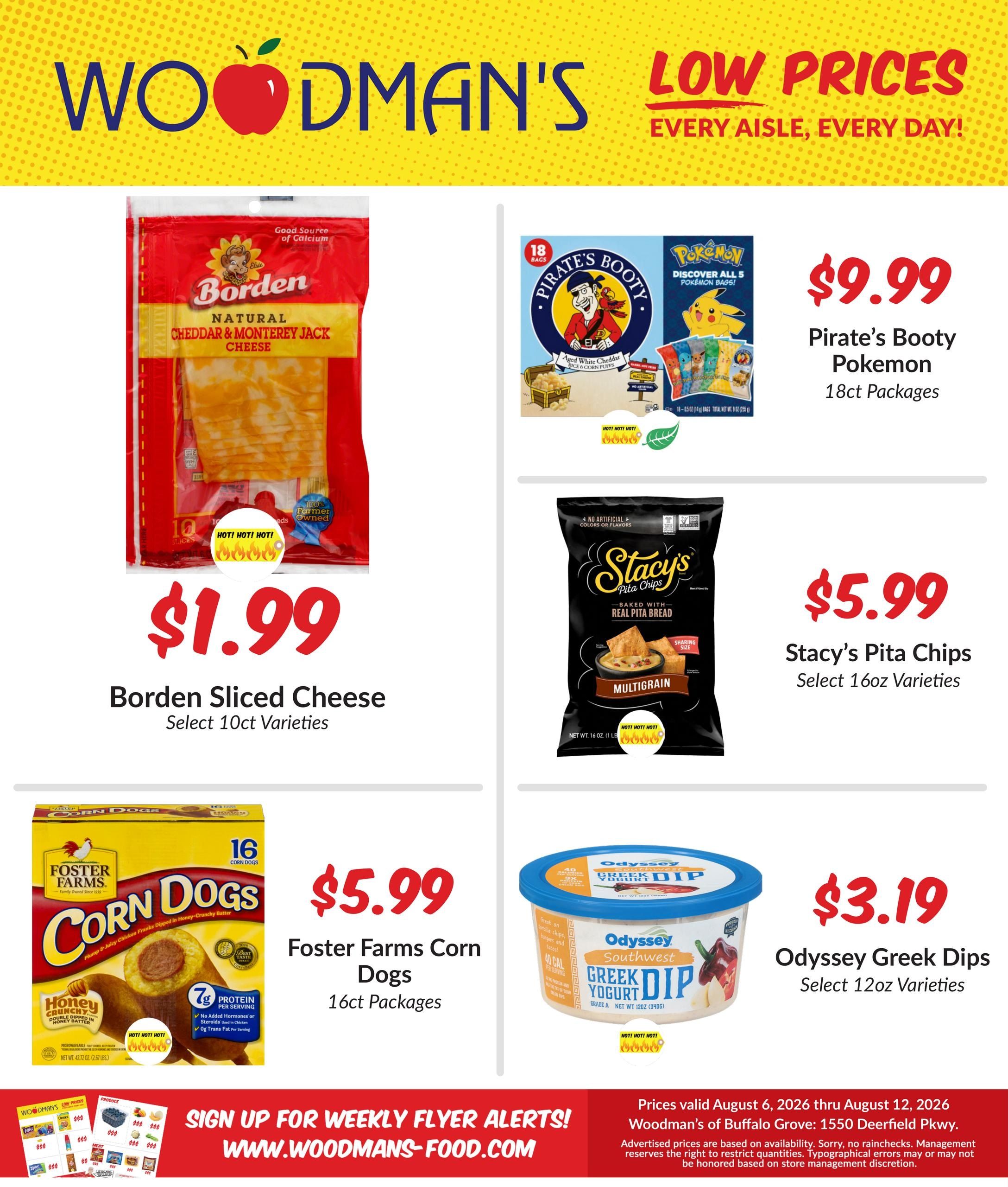 Woodman's Food Market (Lincolnwood–Evanston Area, IL) M1000 Weekly Weekly Ad August 6 - 12, 2026