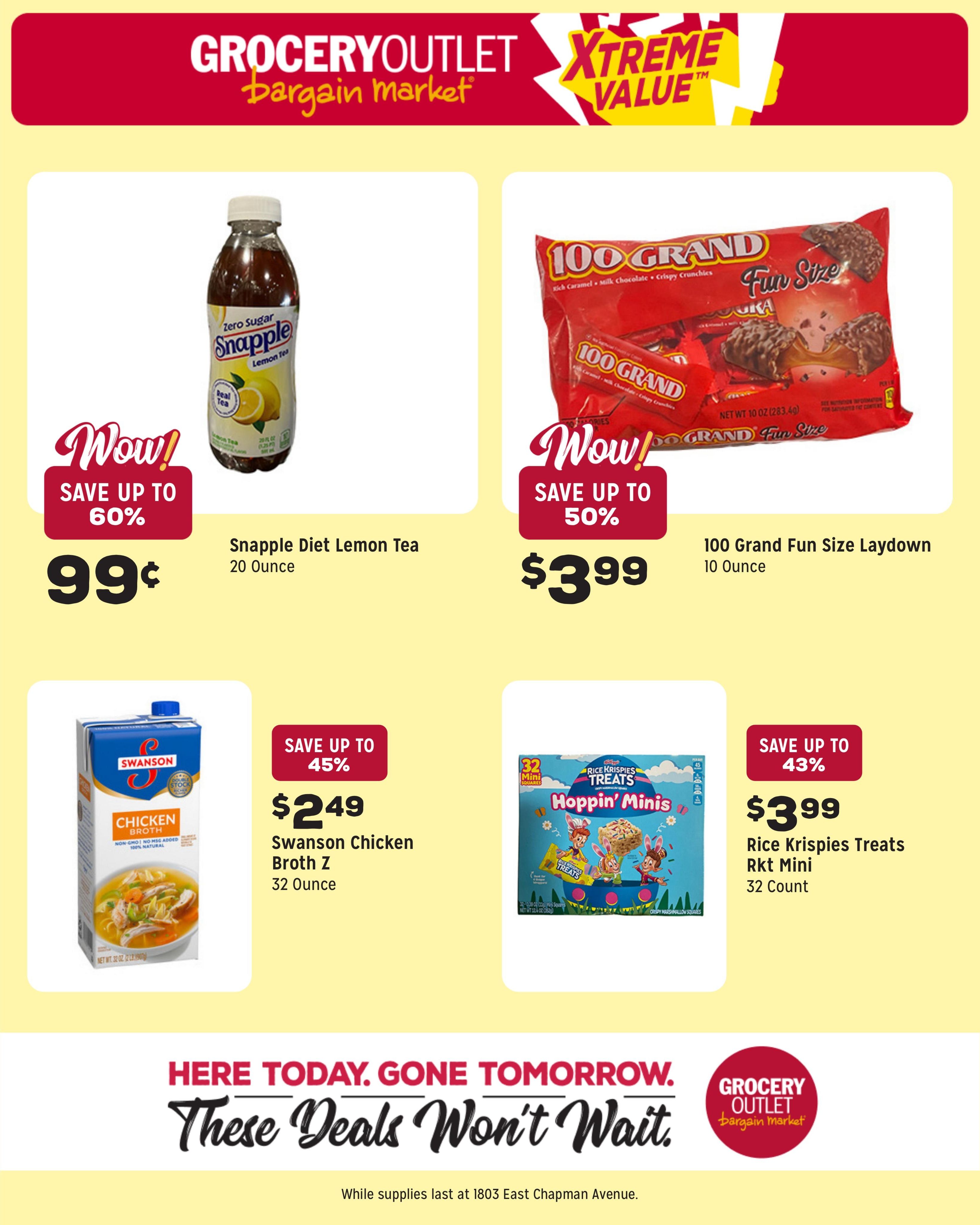 Grocery Outlet (Anaheim Area, CA) Weekly Ad August 5 - 11, 2026