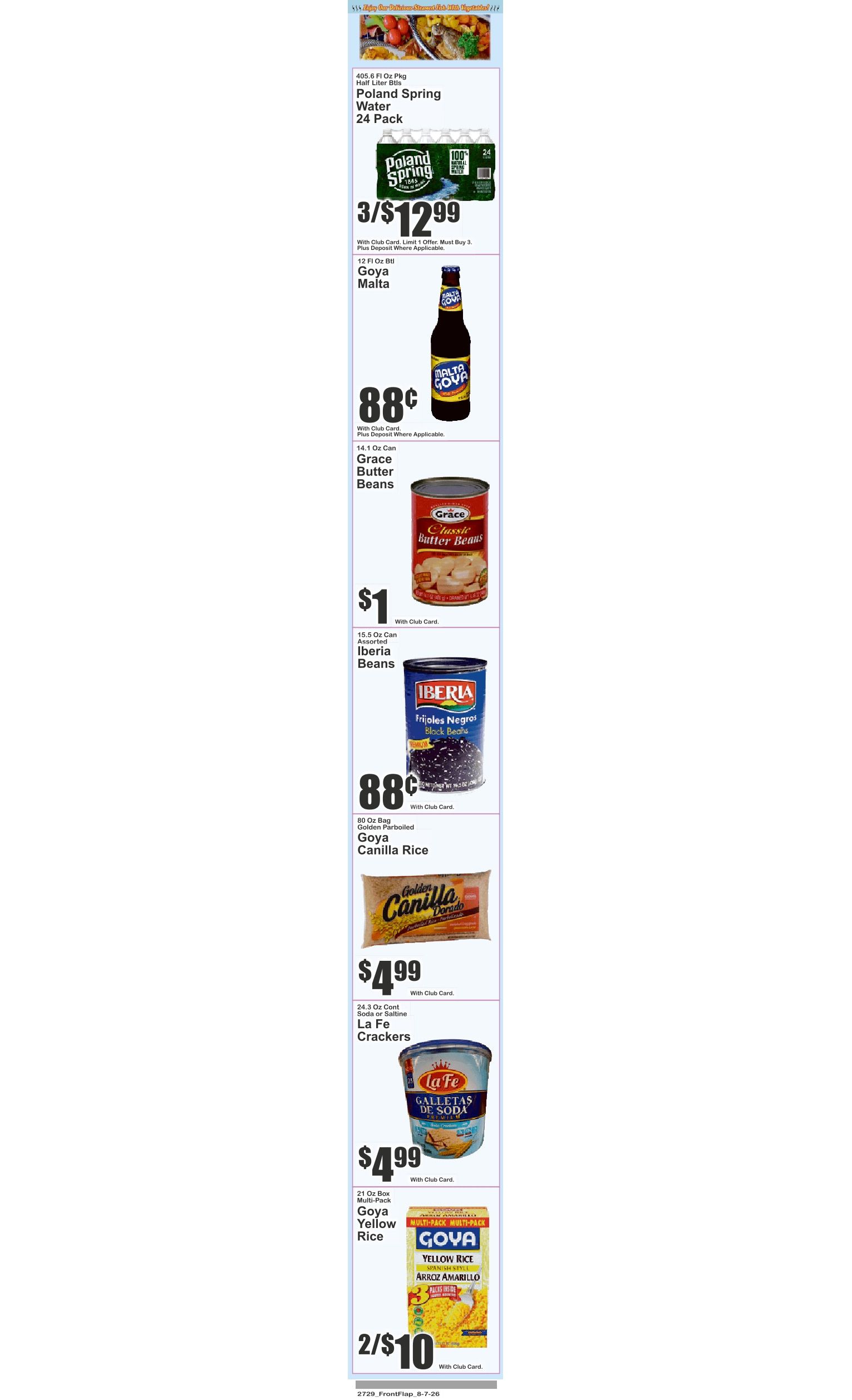 Golden Mango (2300 Randall Avenue, Bronx, NY) Weekly Ad August 7 - 13, 2026