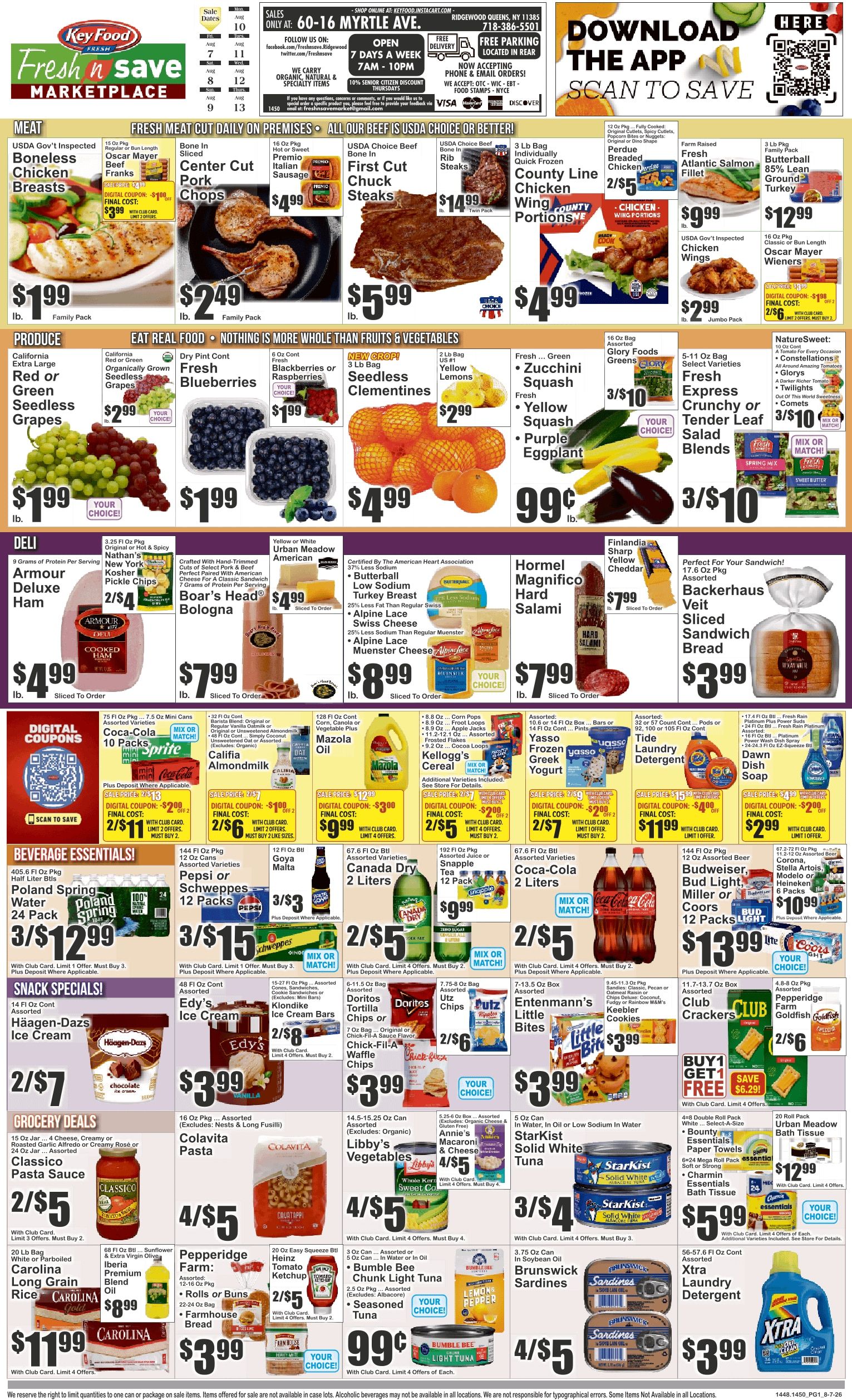 Fresh N Save Marketplace (Ridgewood, NY) Weekly Ad August 7 - 13, 2026