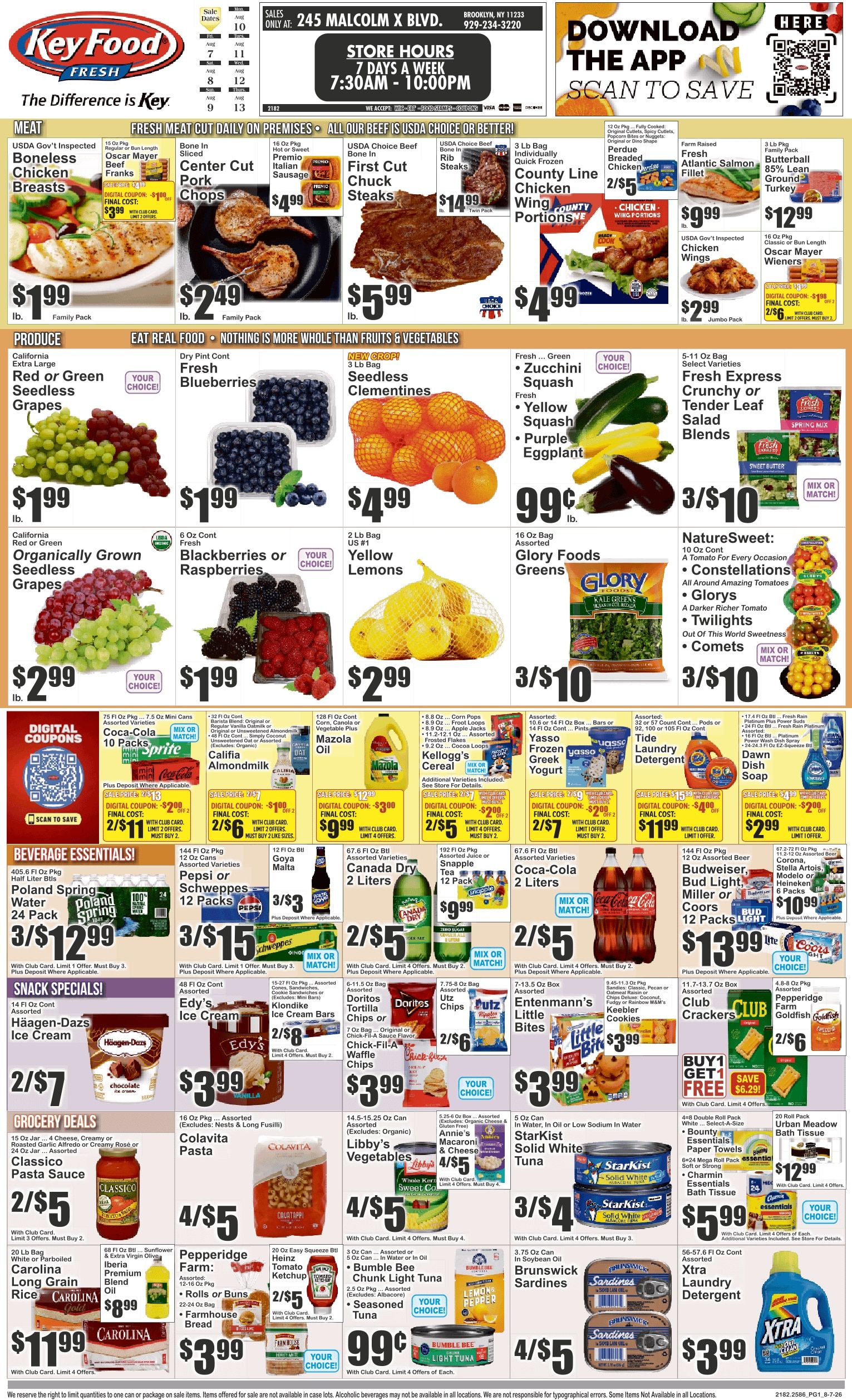 Halsey Traders Market (245 Malcolm X Blvd., Brooklyn, NY) Weekly Ad August 7 - 13, 2026