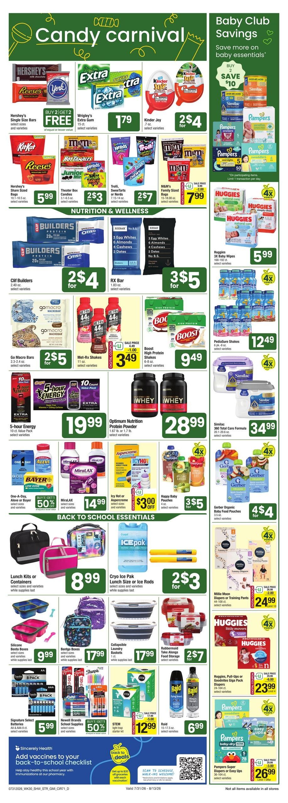 Star Market (Quincy–Milton Village Area, MA) Weekly Ad August 7 - 13, 2026