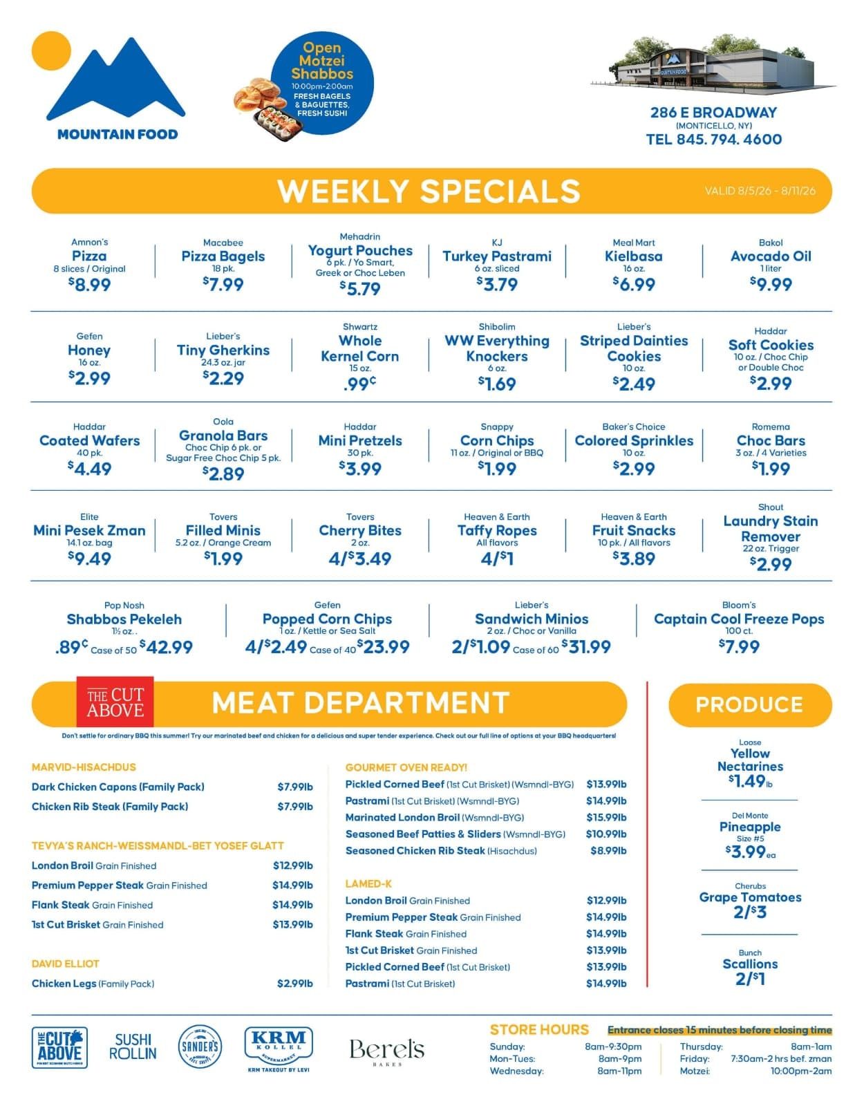Mountain Food Weekly Ad August 5 - 11, 2026