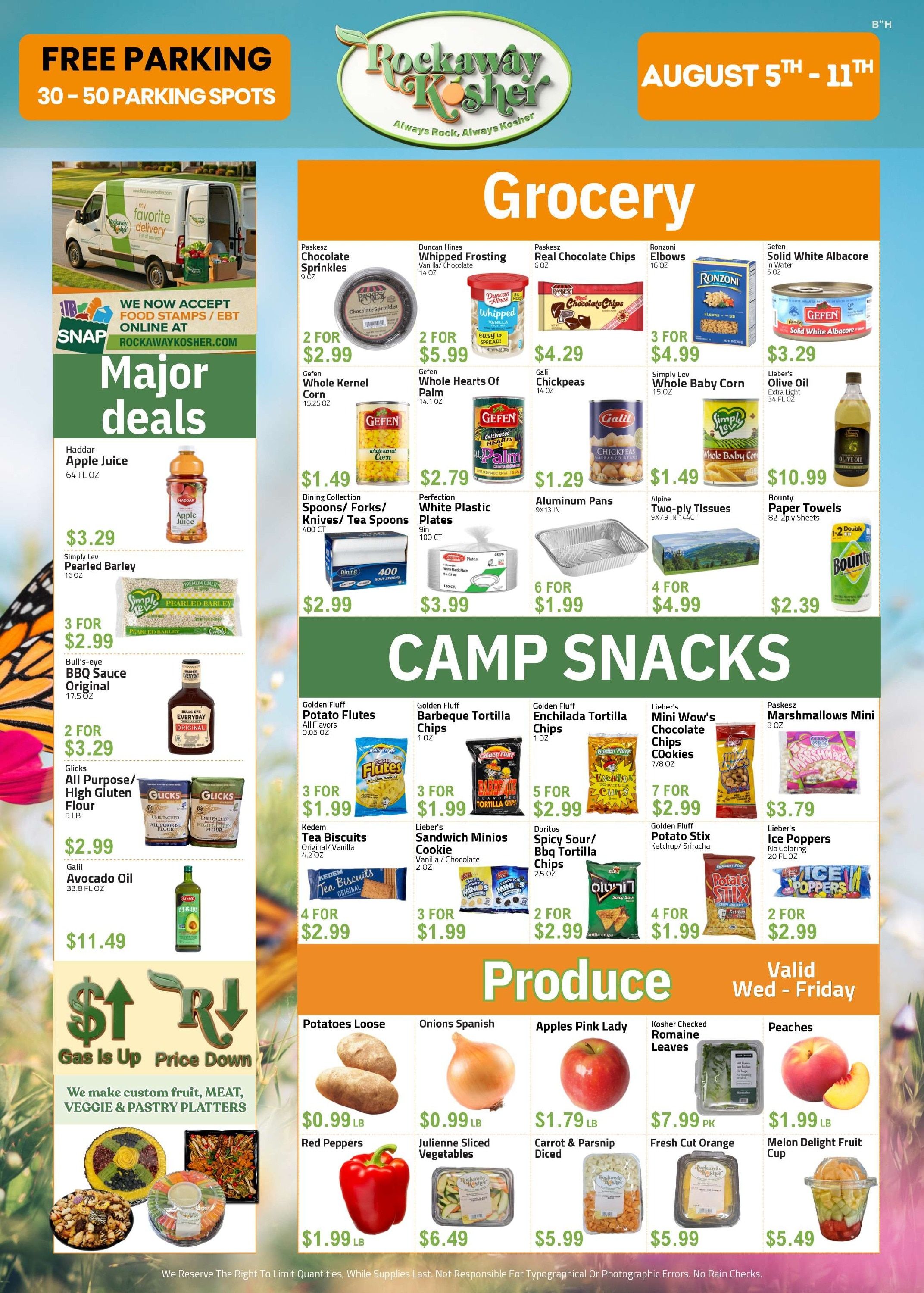 Rockaway Kosher Weekly Ad August 5 - 11, 2026