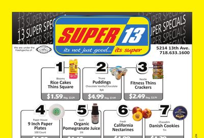 Super 13 Supermarket Weekly Ad August 5 - 11, 2026