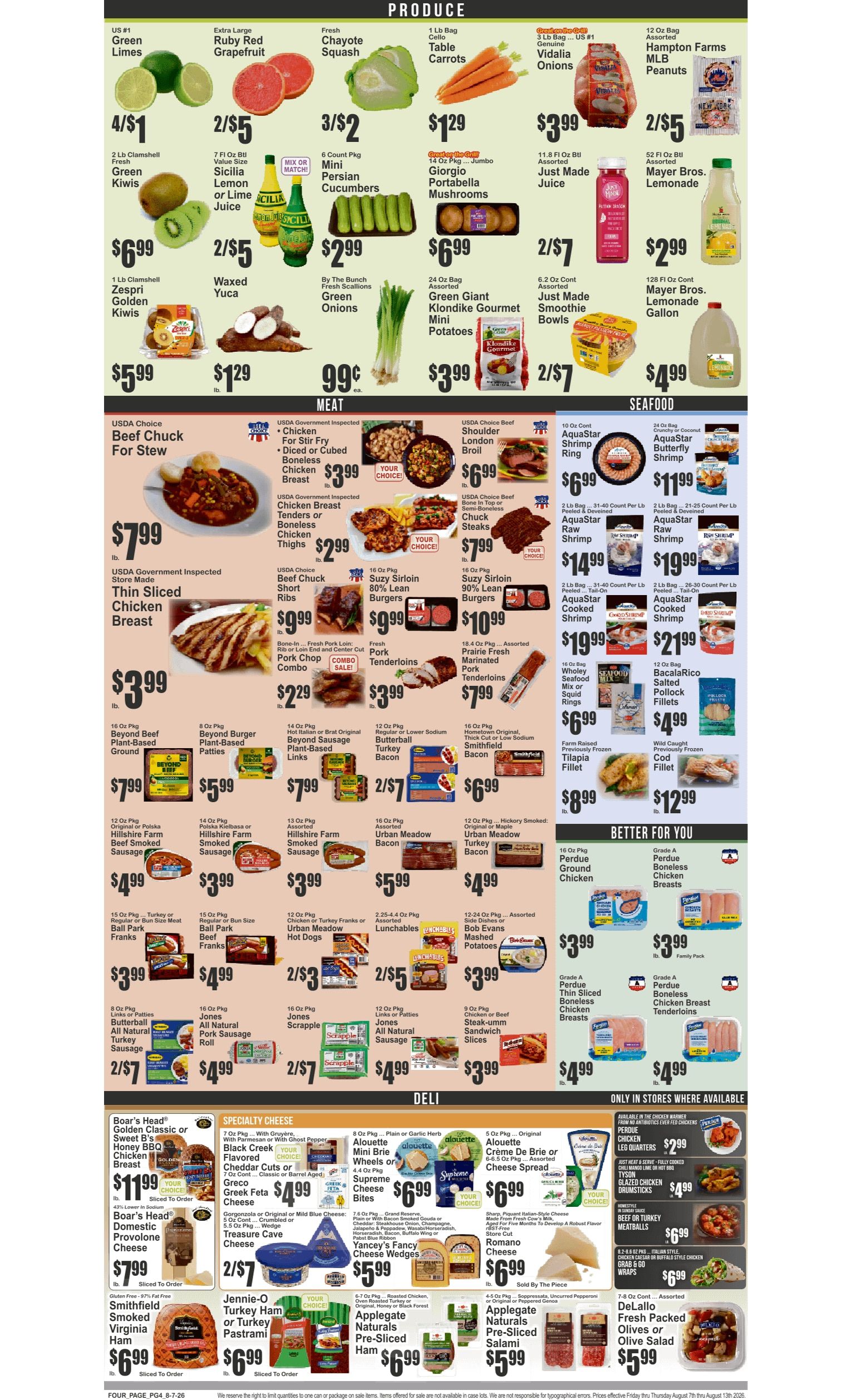 Vitelio's Marketplace (Ridgewood, NY) Weekly Ad August 7 - 13, 2026