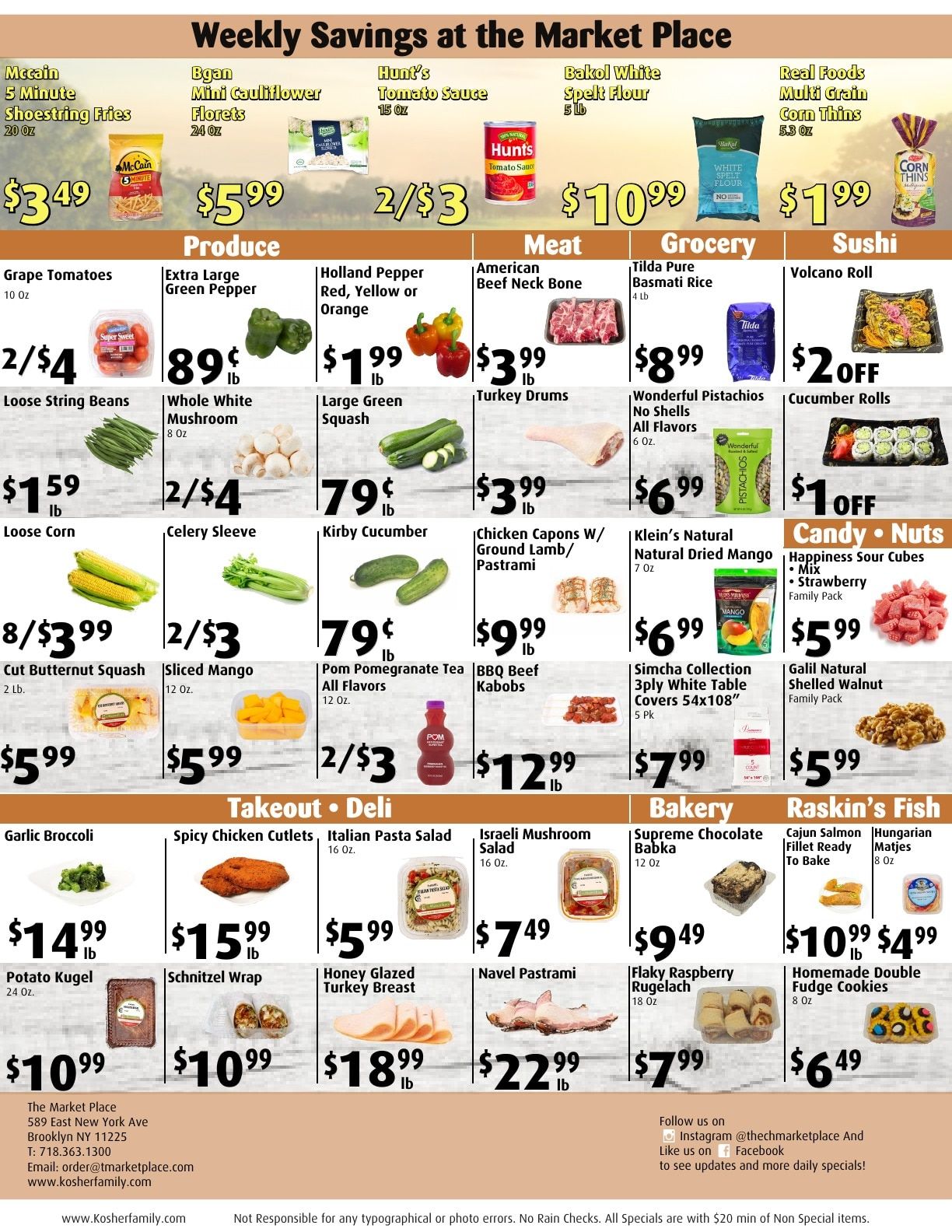 The Market Place Weekly Ad August 5 - 11, 2026