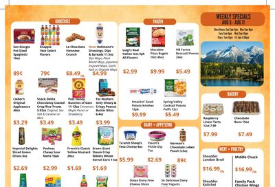 Glatt Mart Weekly Ad August 5 - 11, 2026