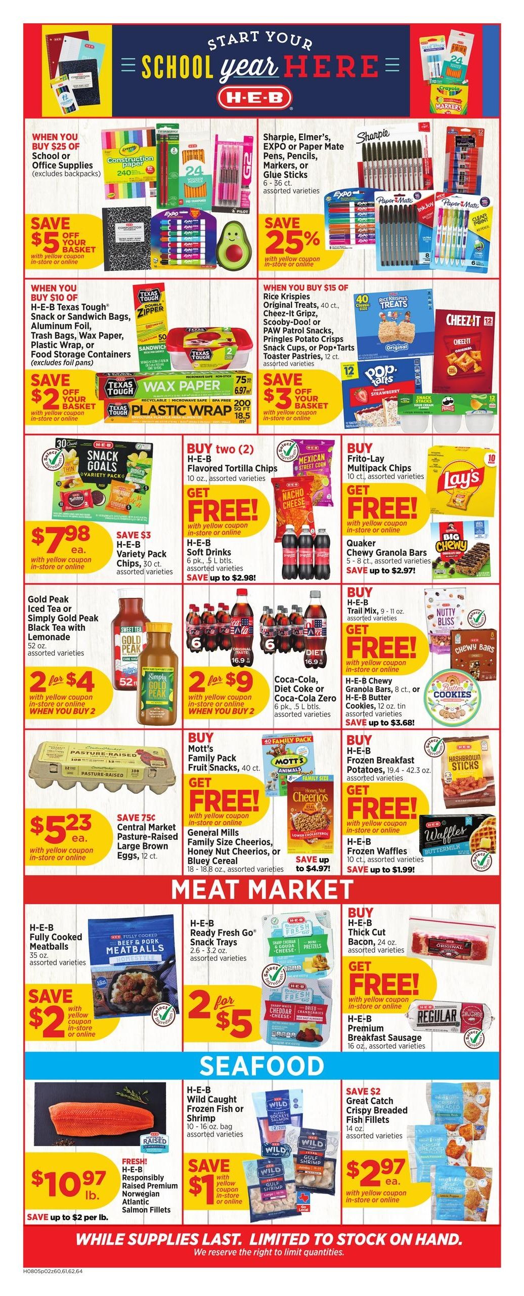 H-E-B (Webster Area, TX) Weekly Ad August 5 - 11, 2026