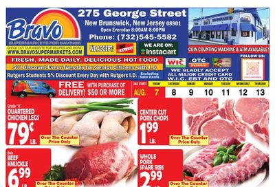 Bravo Supermarket (Coral Springs–Pompano Beach Area, FL) Weekly Ad August 7 - 13, 2026
