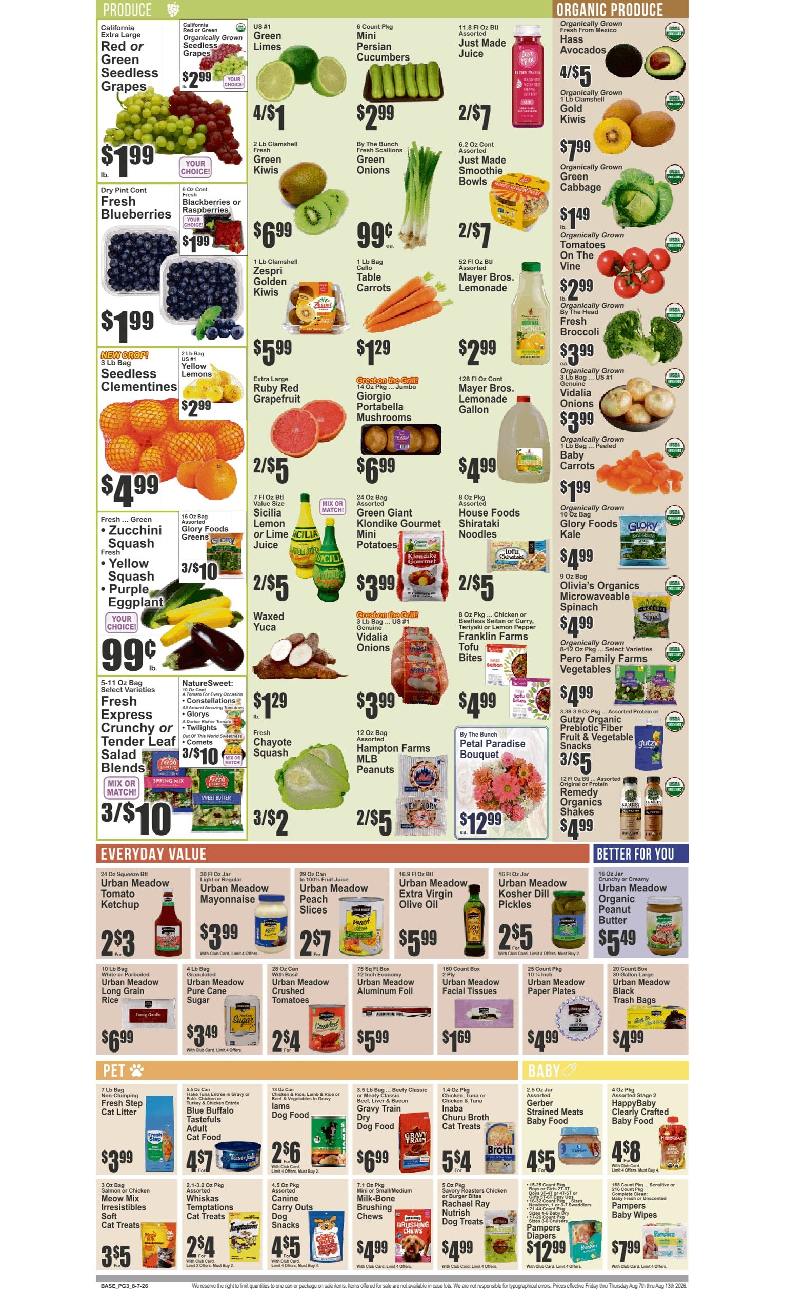 Food Universe Weekly Ad August 7 - 13, 2026