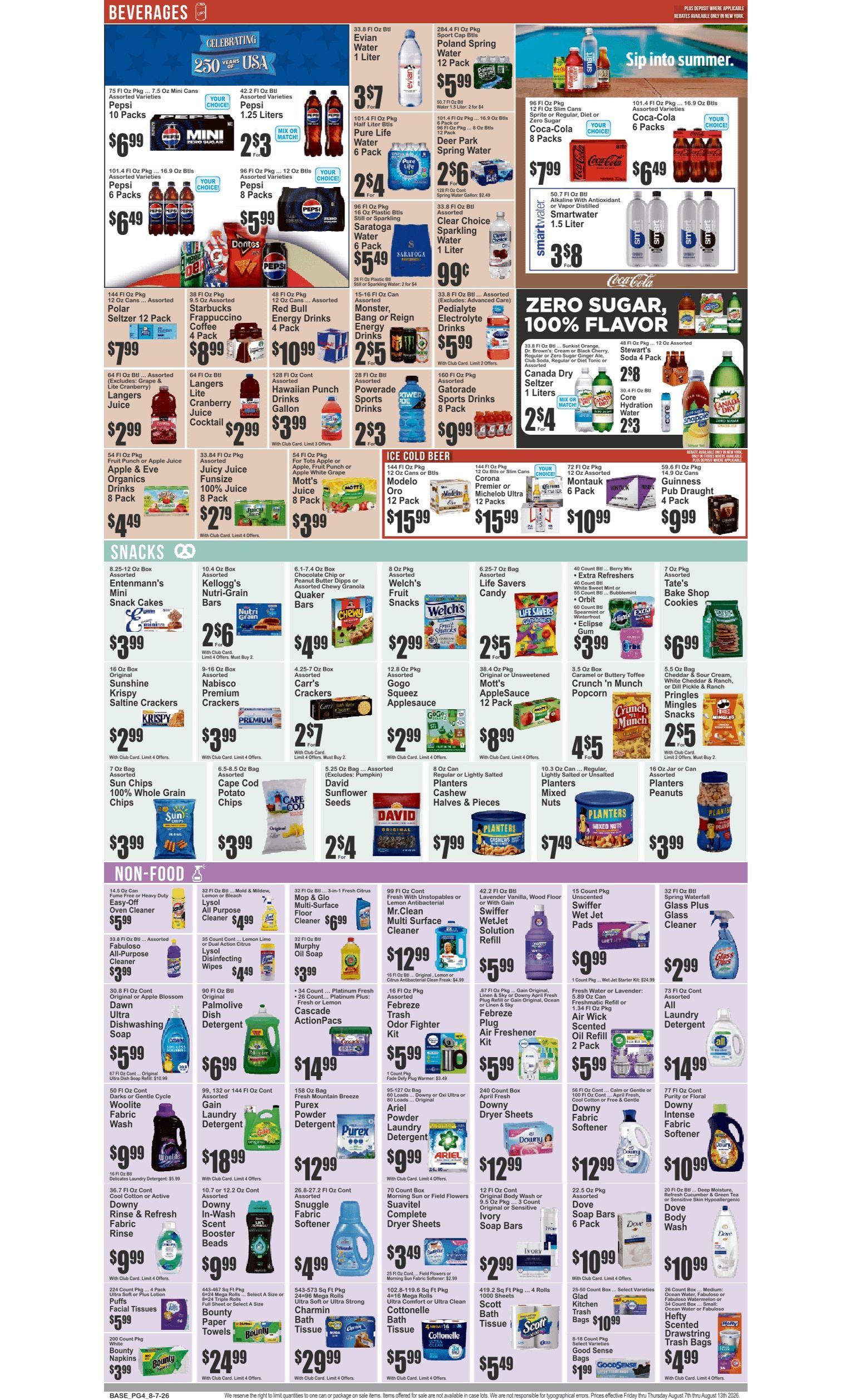 Food Universe Weekly Ad August 7 - 13, 2026