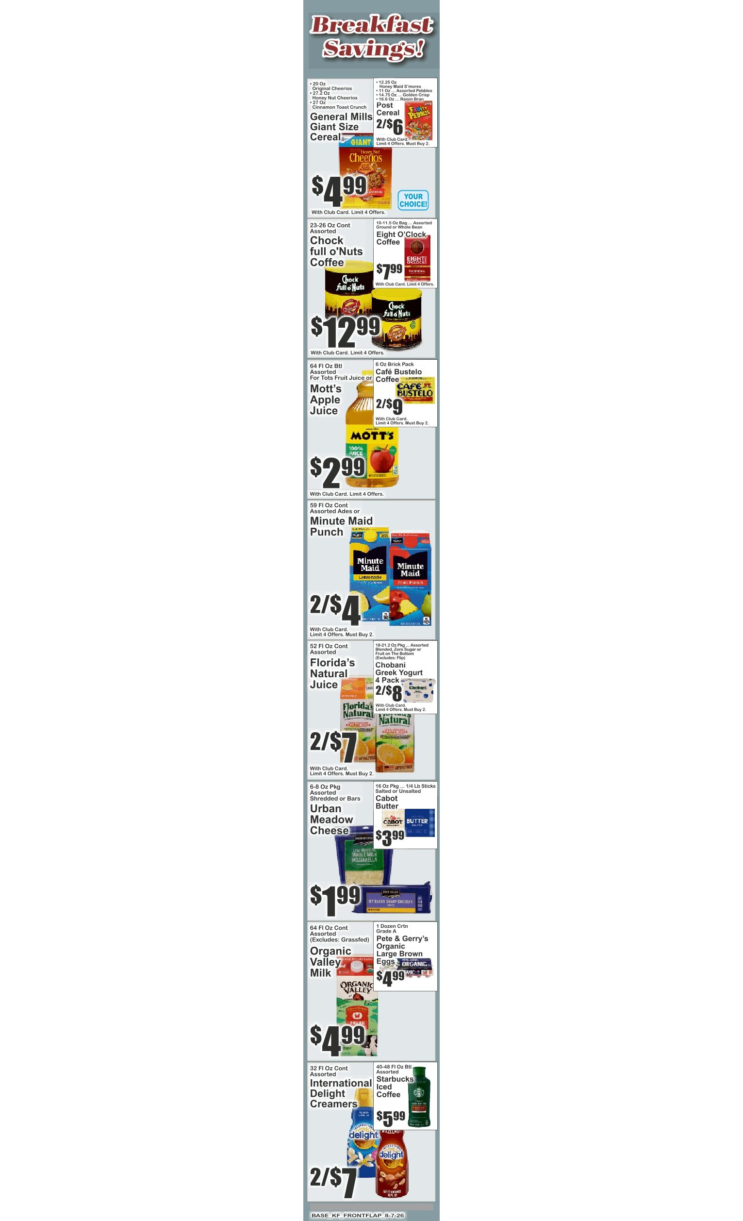 Key Food (9530 Church Ave, Brooklyn, NY) Weekly Ad August 7 - 13, 2026