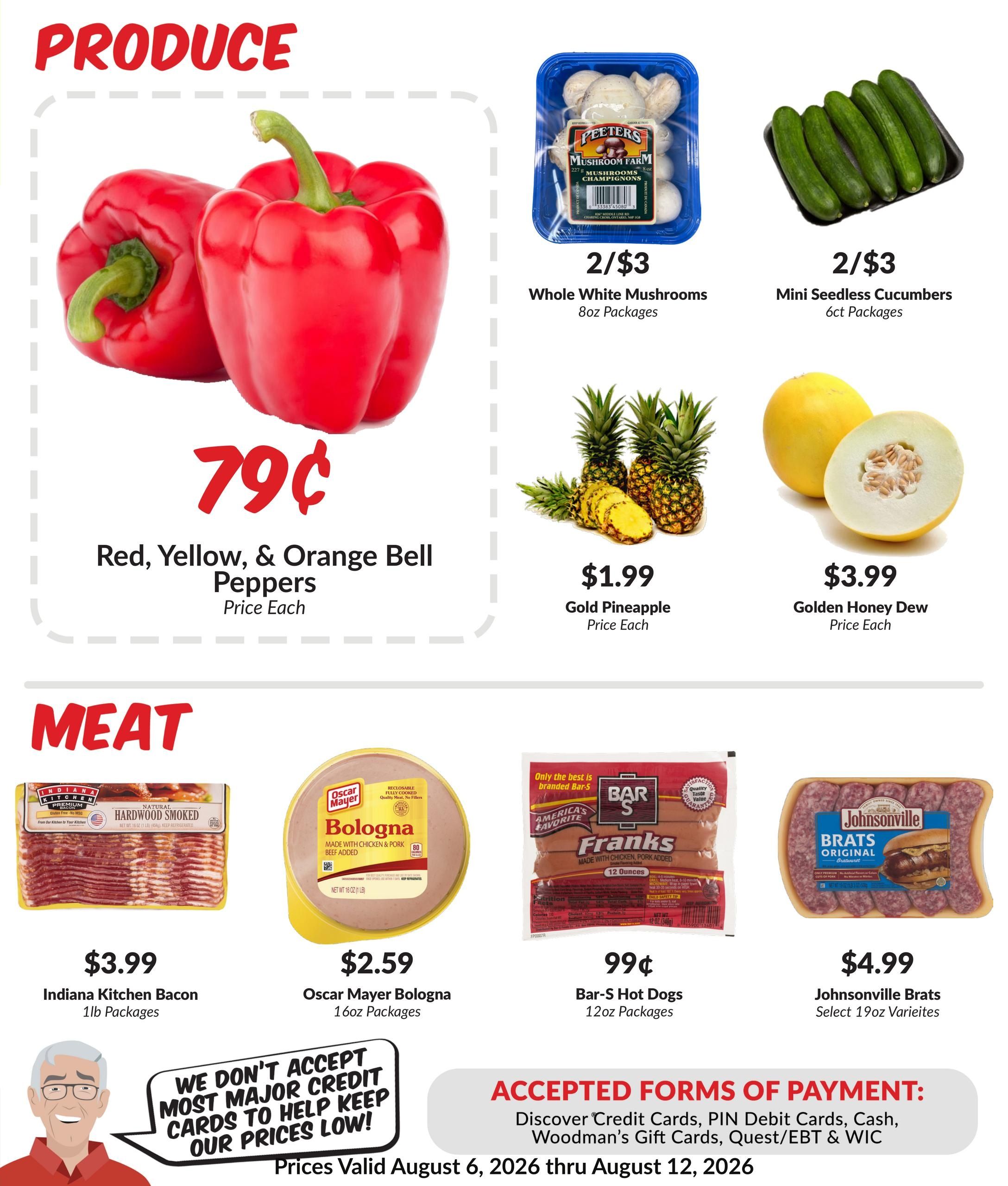 Woodman's Food Market (Elgin Area, IL) M1000 Weekly Weekly Ad August 6 - 12, 2026