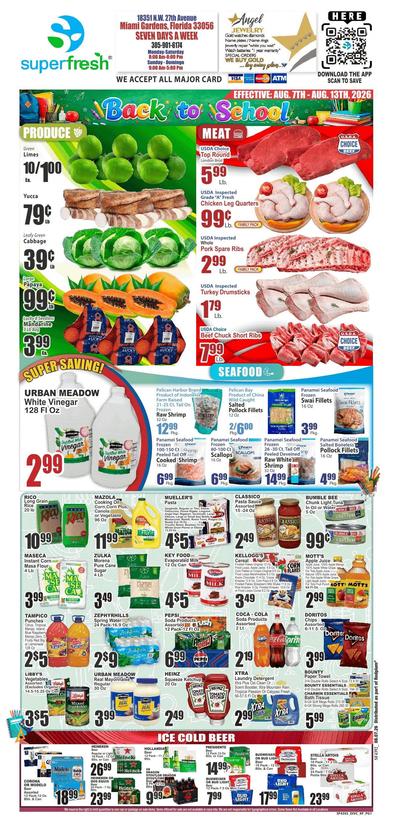 SuperFresh Supermarkets (Miami Gardens, FL) Weekly Ad August 7 - 13, 2026