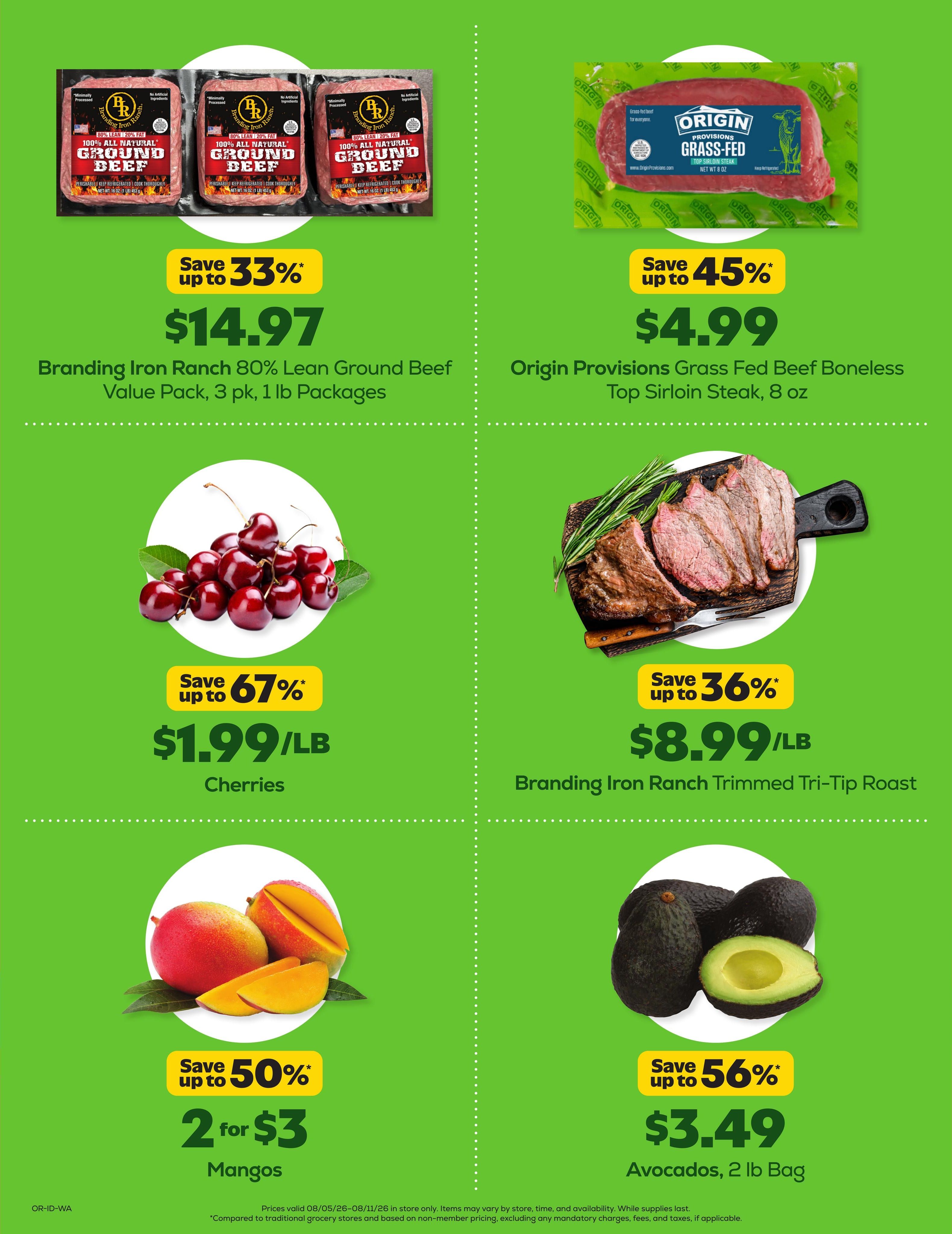 Grocery Outlet (Mead–Colbert Area, WA) Weekly Ad August 5 - 11, 2026