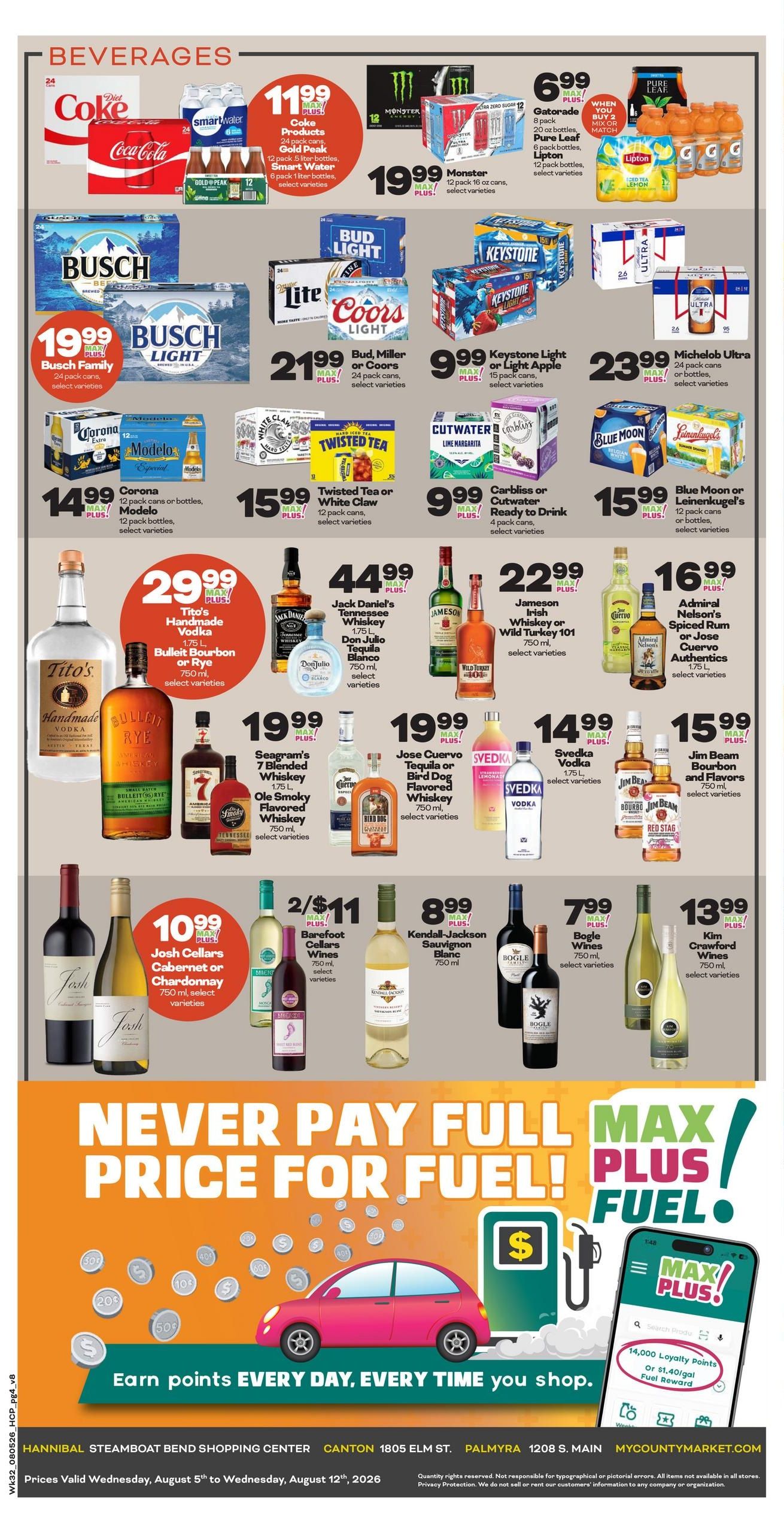 County Market Indexed (Hannibal Area, MO) Weekly Ad August 5 - 12, 2026