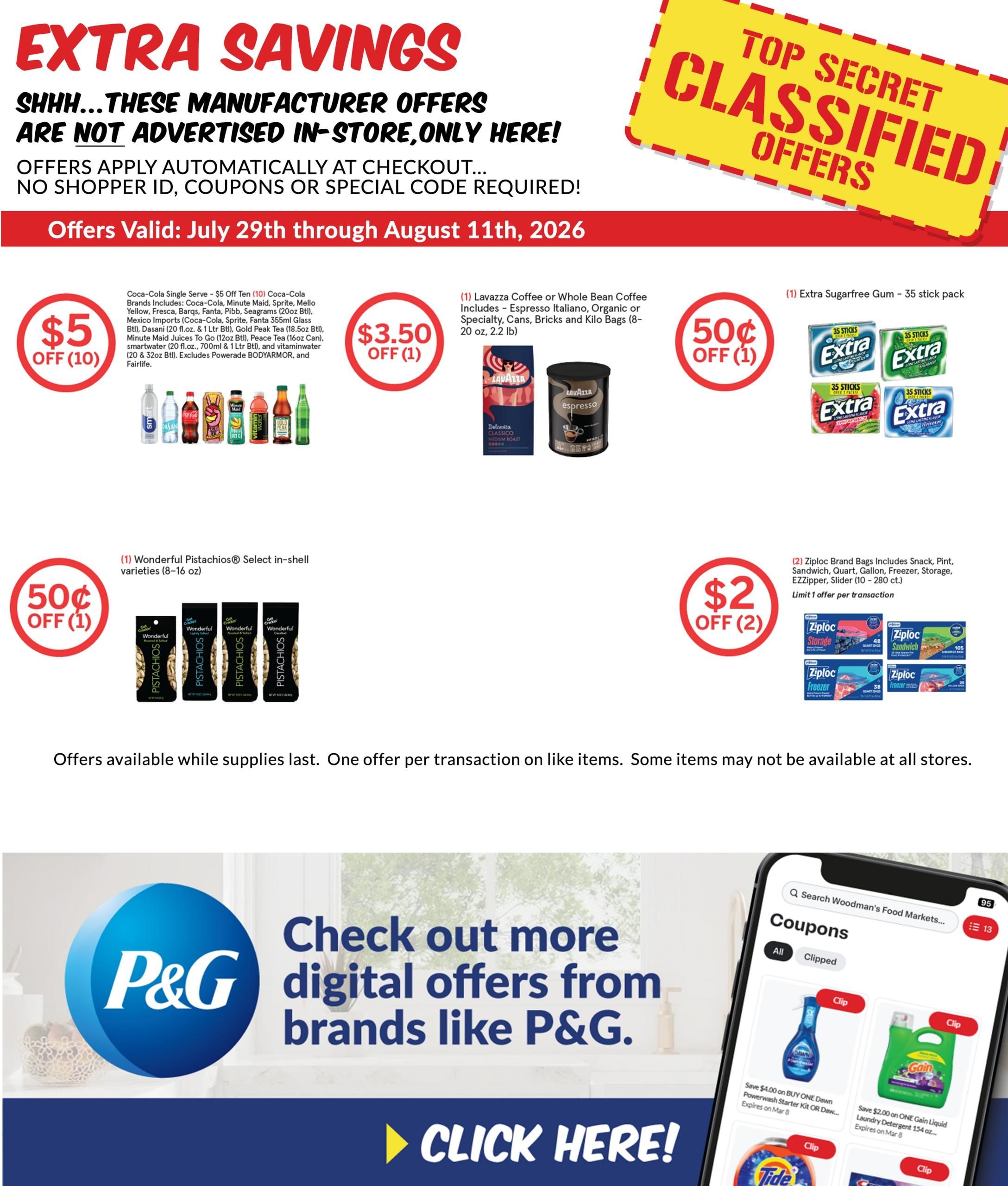 Woodman's Food Market (Joliet–Aurora Area, IL) M1000 Weekly Weekly Ad August 6 - 12, 2026