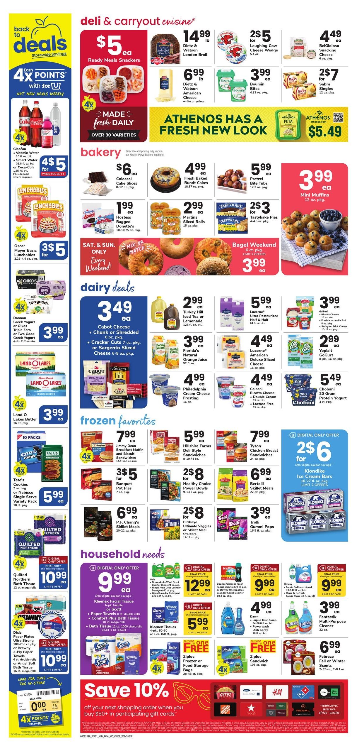 Acme Markets (Toms River Area, NJ) Weekly Ad August 7 - 13, 2026