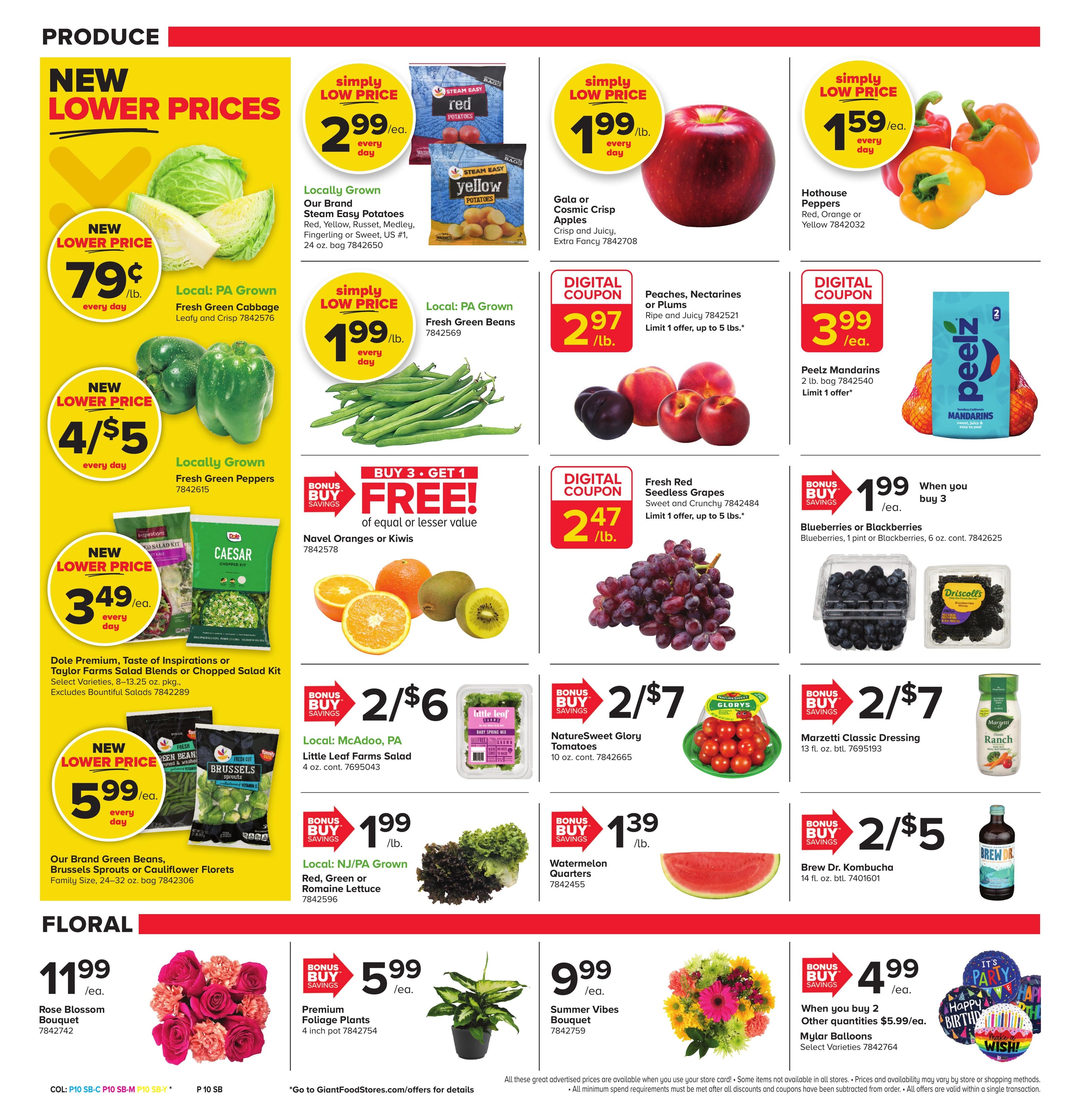 Giant Food Stores (Williamsport Area, PA) Weekly Ad August 7 - 13, 2026