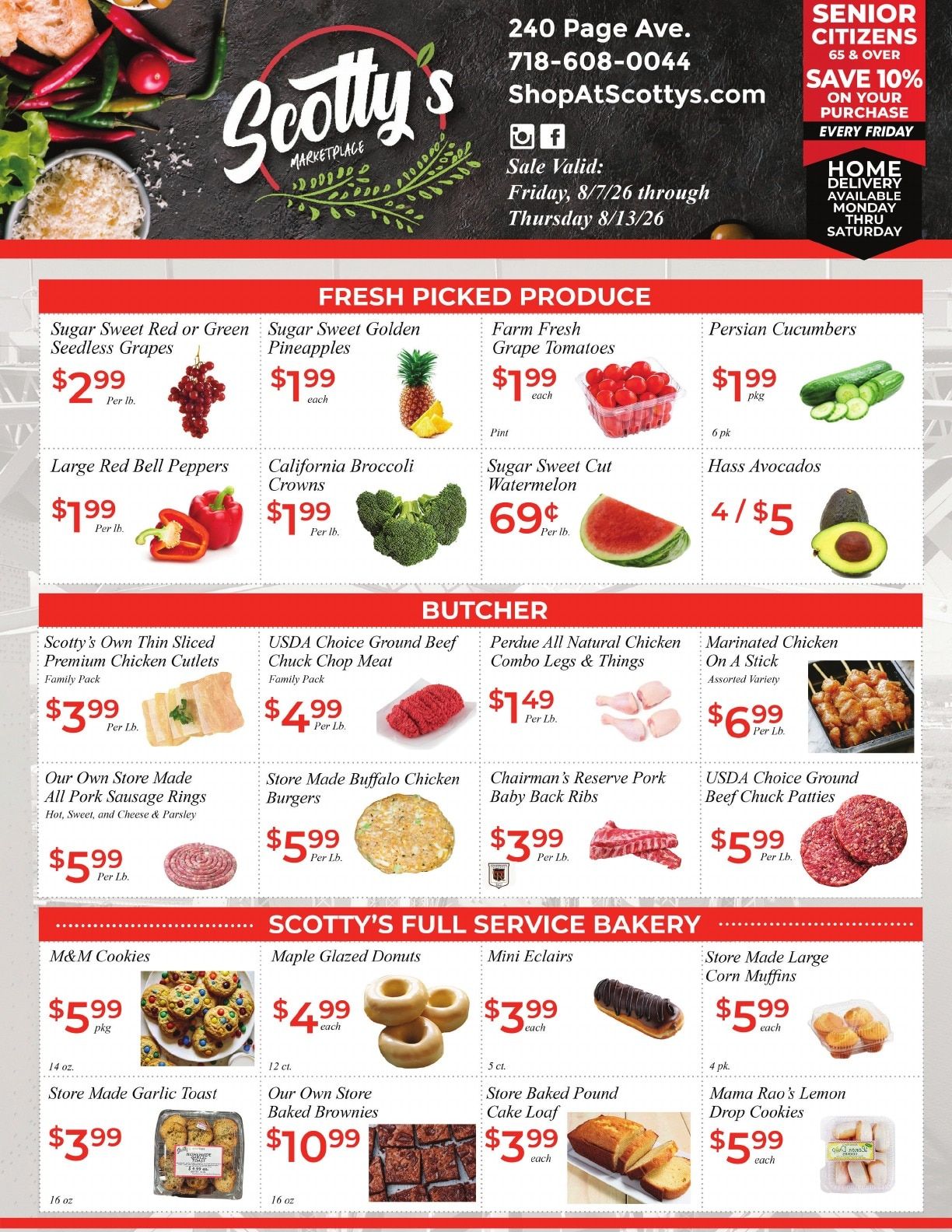 Scotty's Marketplace Weekly Ad August 7 - 13, 2026