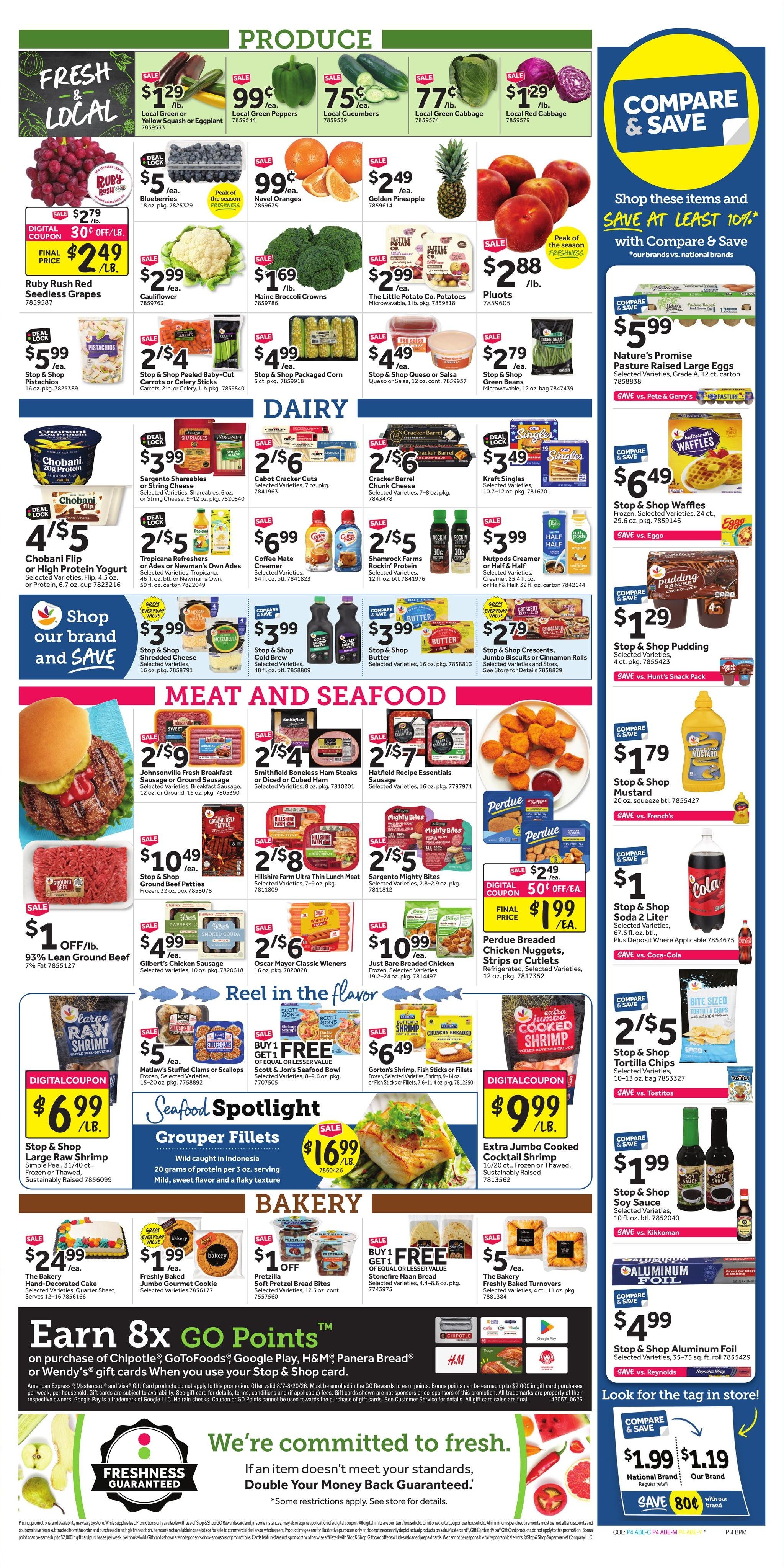 Stop & Shop (NJ, PA) Weekly Ad August 7 - 13, 2026