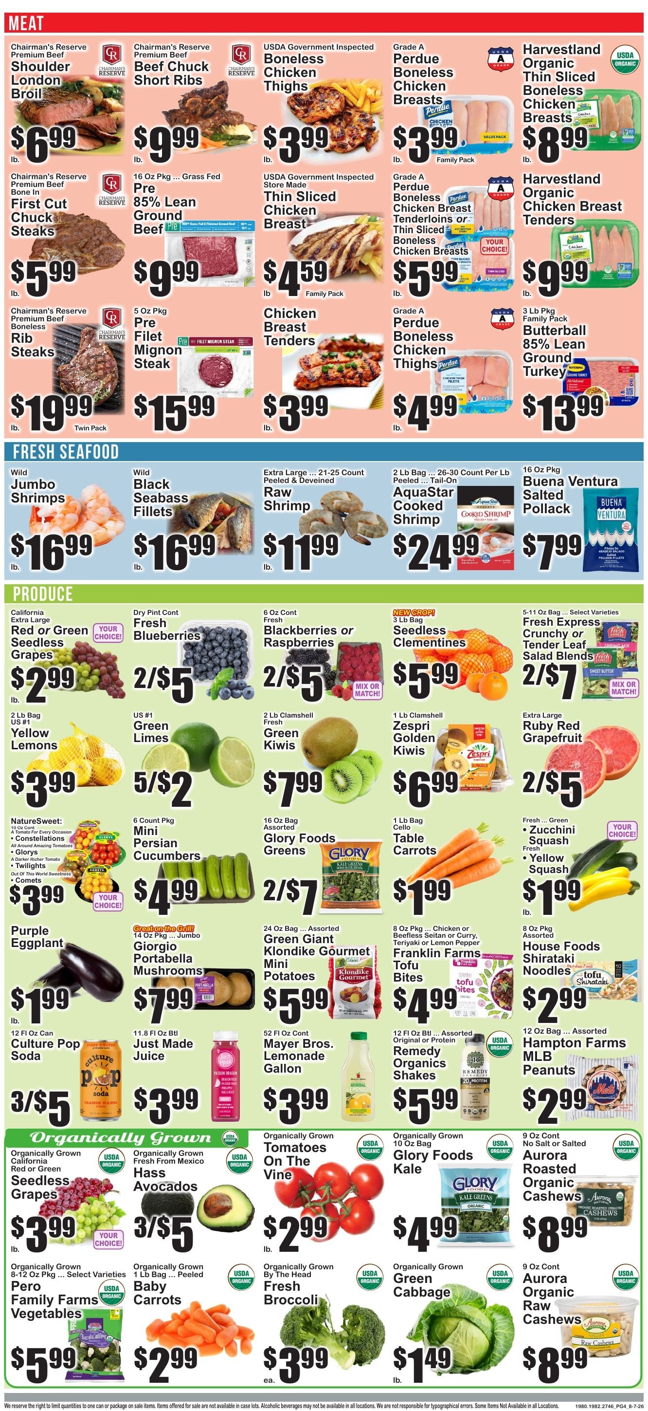 55 Fulton Market Weekly Ad August 7 - 13, 2026