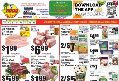 Food World Supermarket Weekly Ad August 7 - 13, 2026