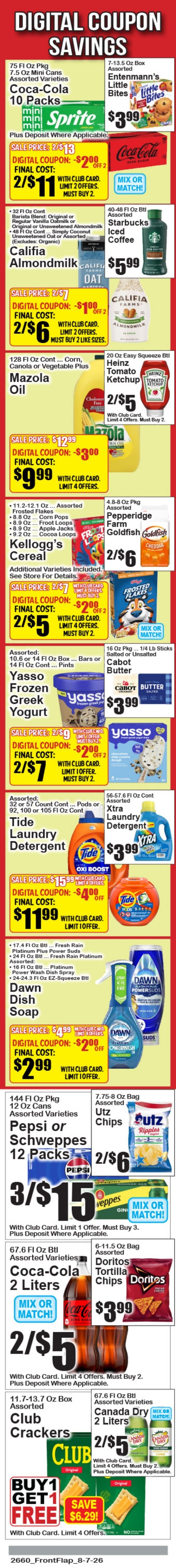Food World Supermarket Weekly Ad August 7 - 13, 2026