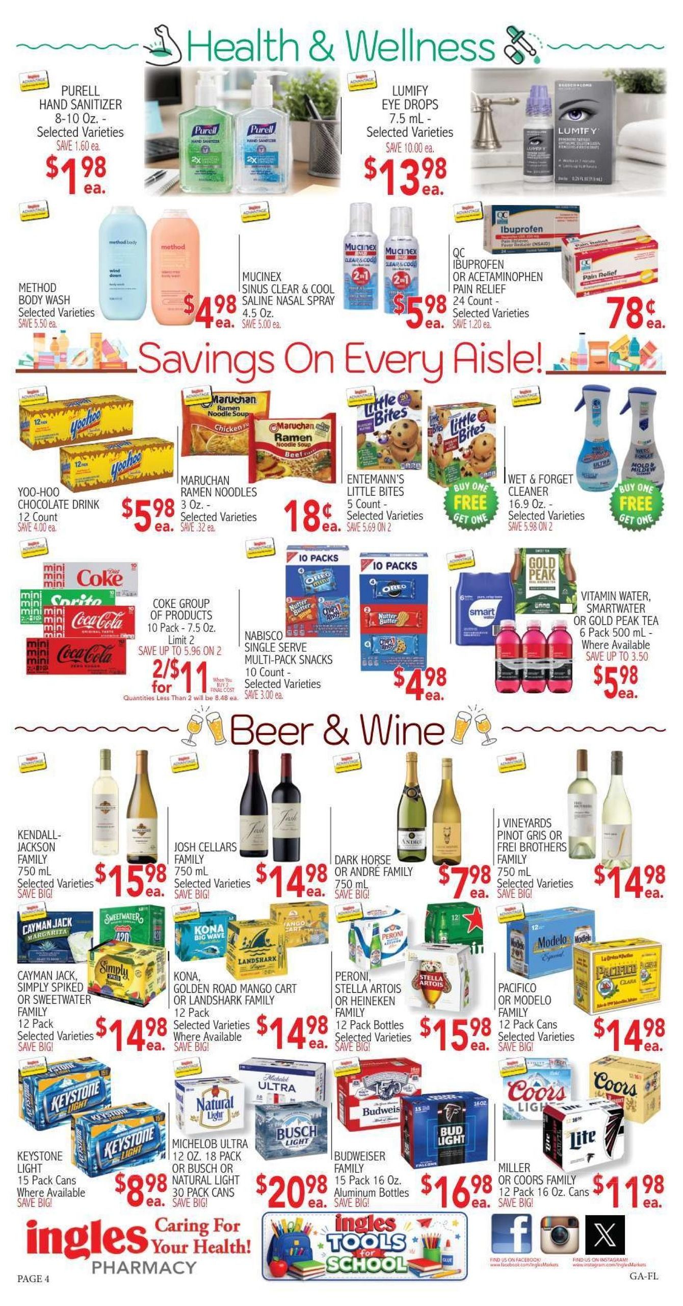 Ingles Markets (South Fulton Area, GA) Weekly Ad August 5 - 11, 2026