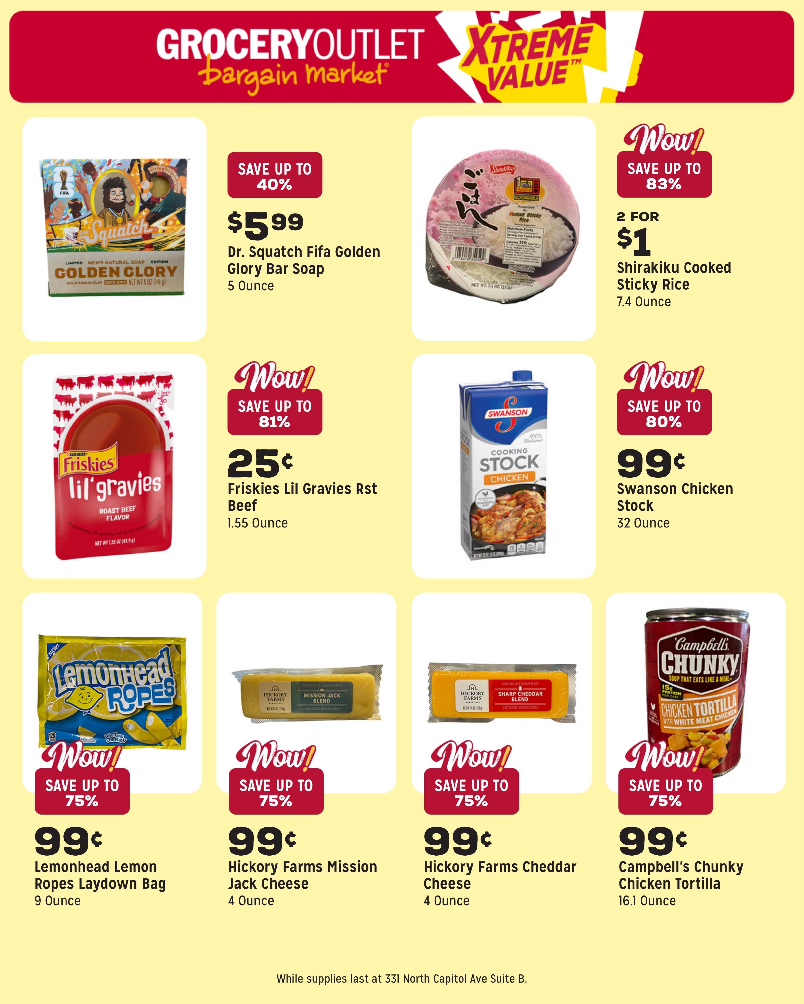 Grocery Outlet (Mount Hamilton Area, CA) Weekly Ad August 5 - 11, 2026