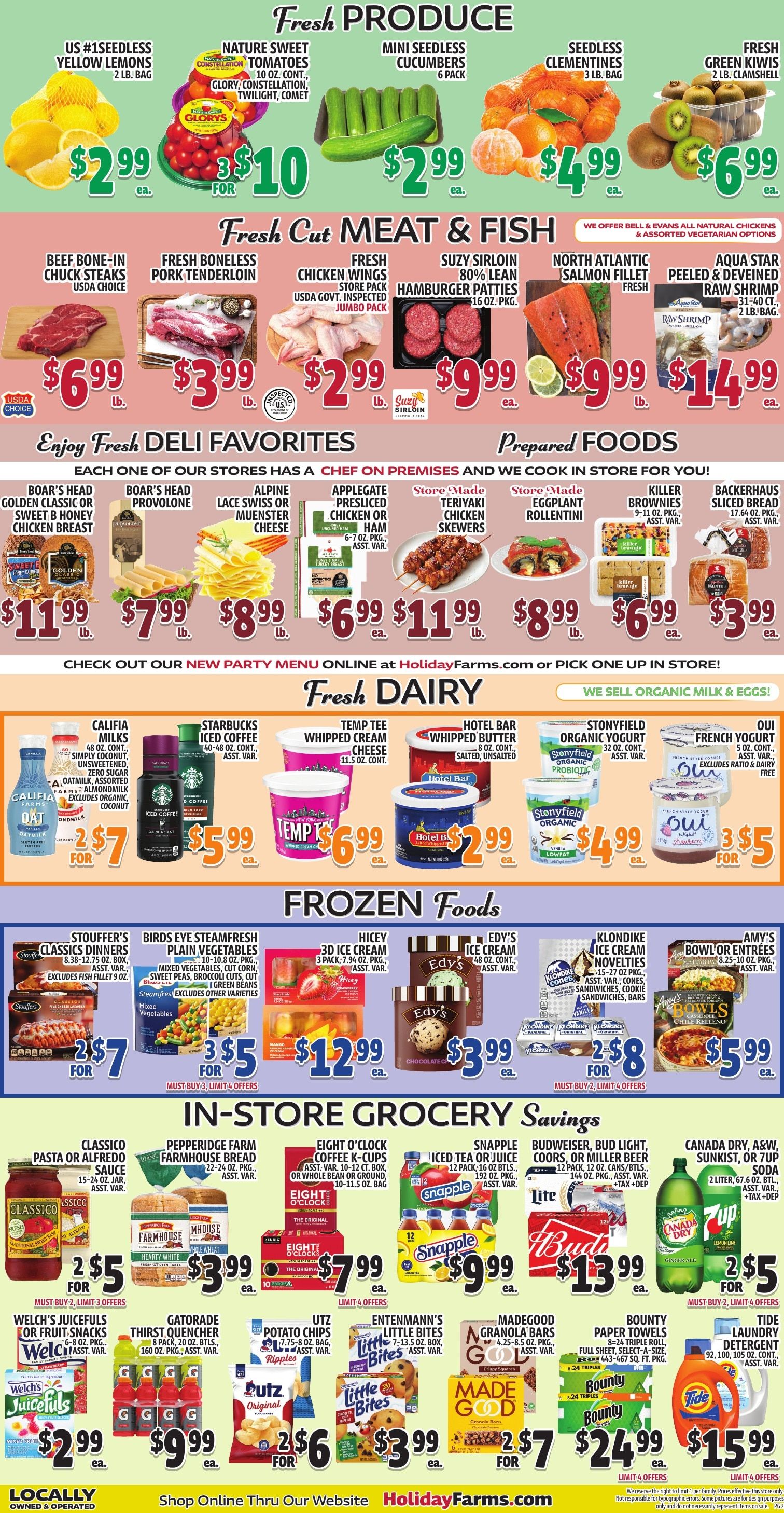 Holiday Farms Weekly Ad August 7 - 13, 2026