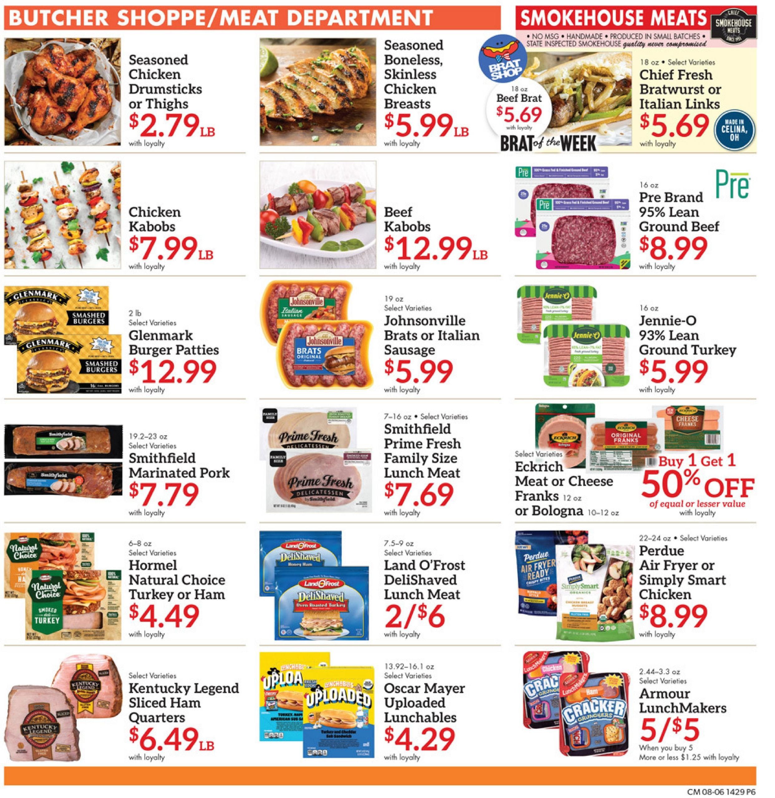Community Markets (Lima–Van Wert Area, OH) Weekly Ad August 6 - 12, 2026